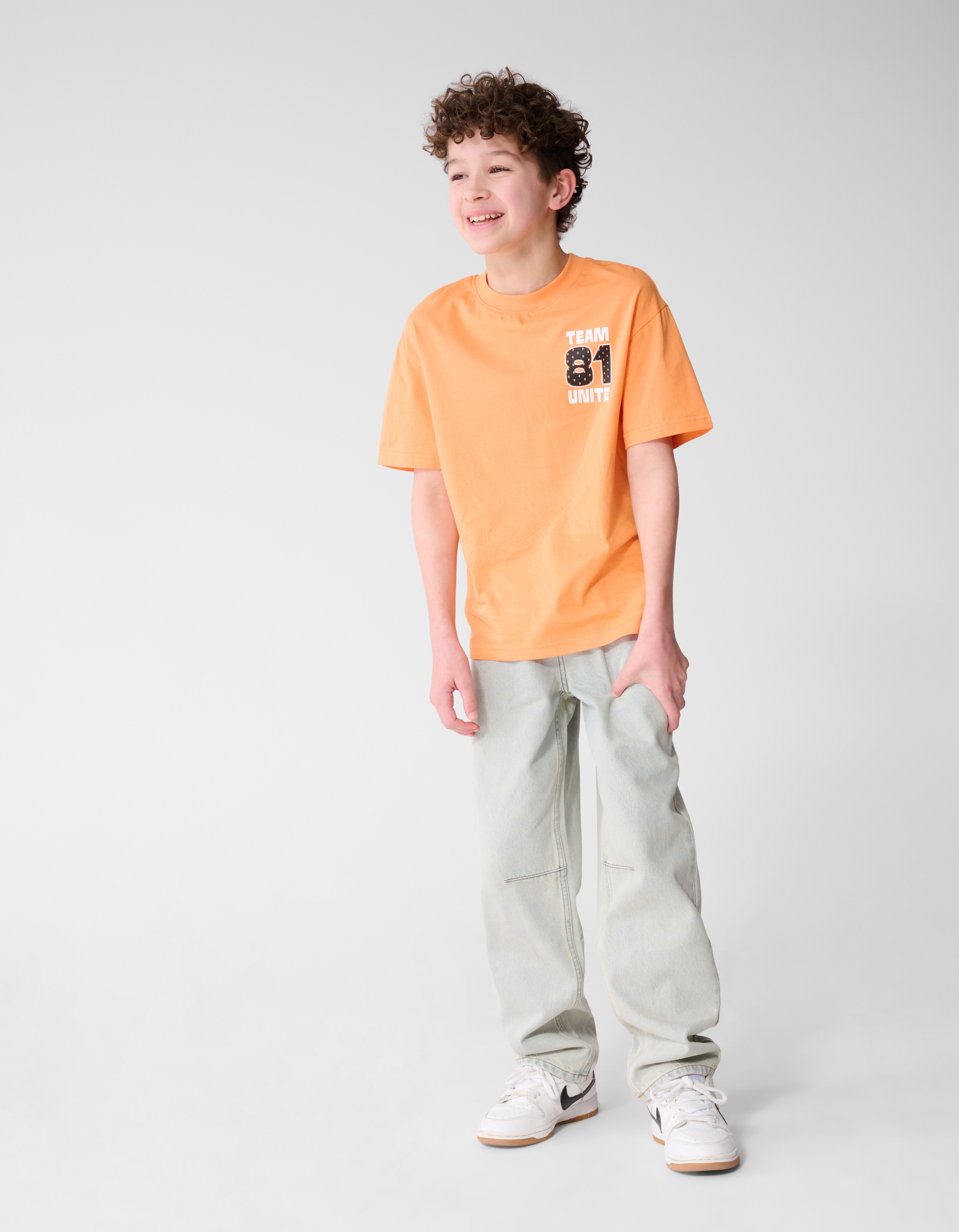 Team Unite Artwork T-shirt Oranje SHOEBY BOYS