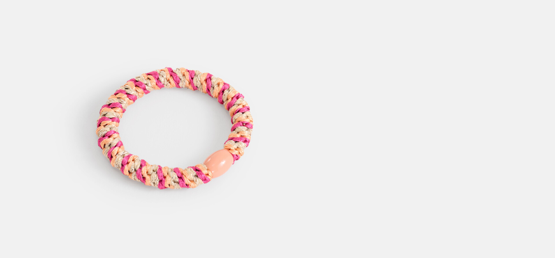 Lurex Haarelastiek Roze SHOEBY ACCESSOIRES