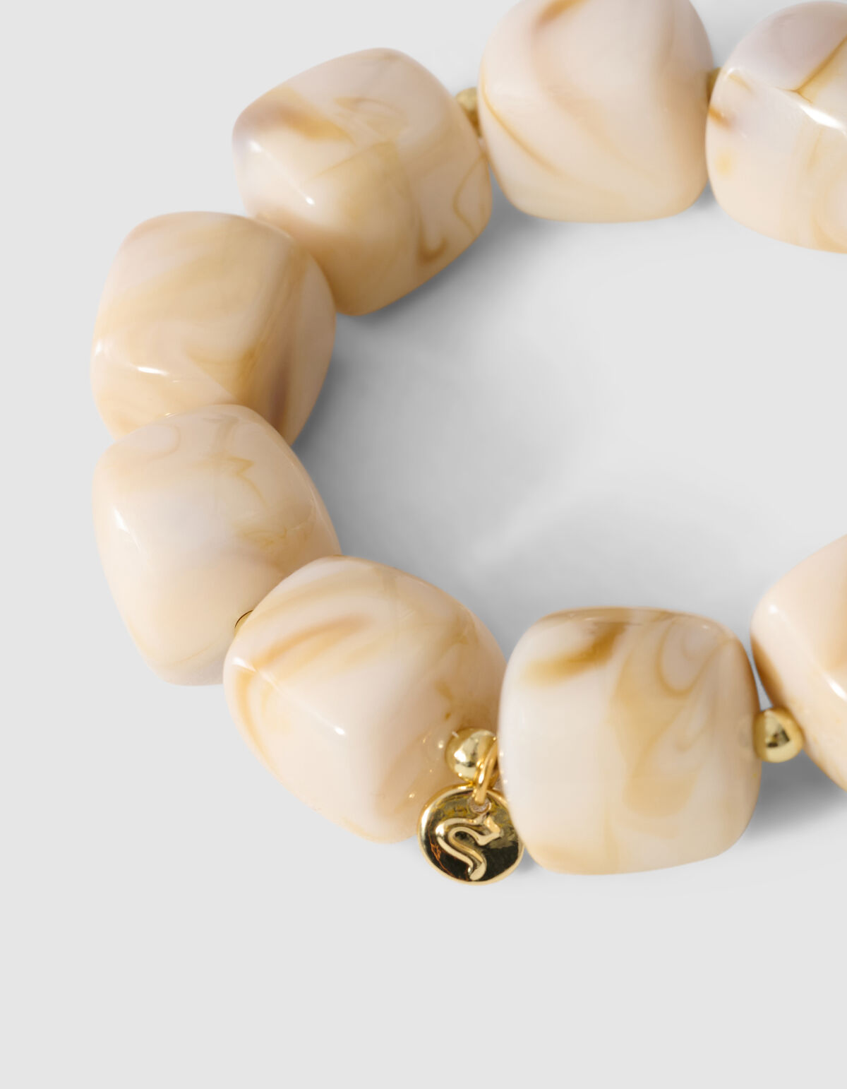 Stone Armband Beige SHOEBY ACCESSOIRES