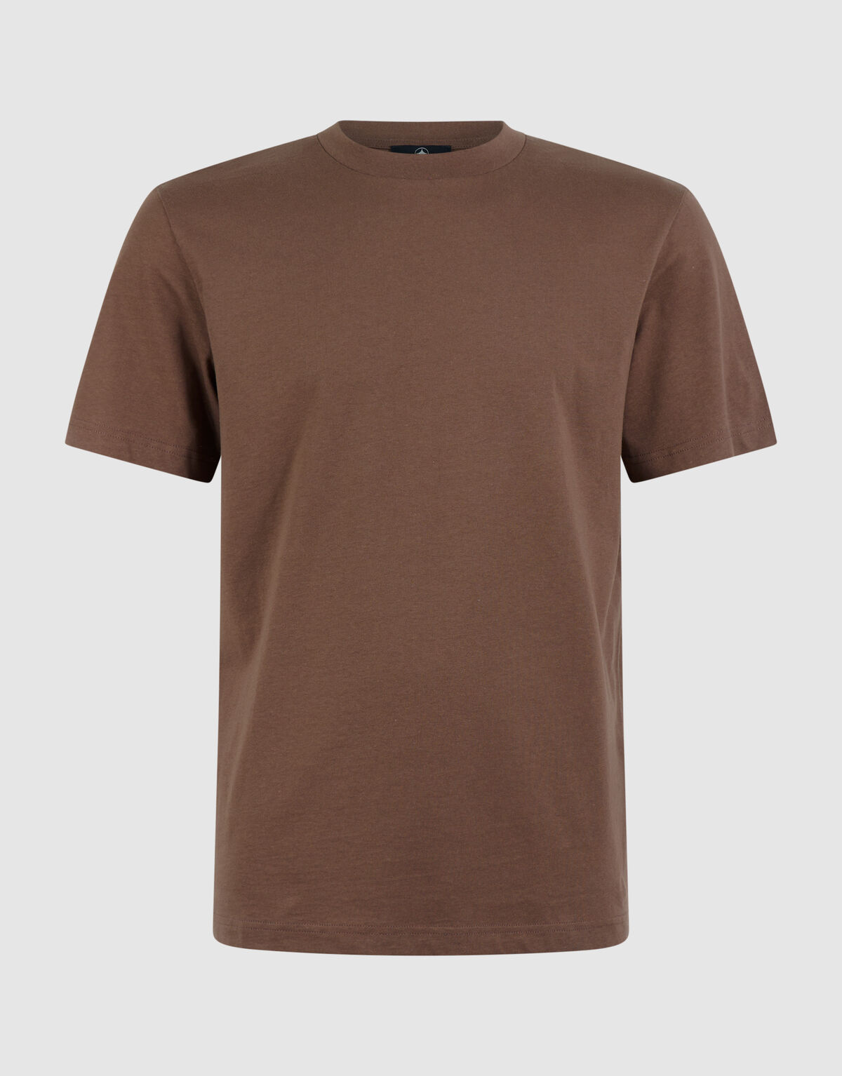 Dotted Artwork T-shirt Donkerbruin SHOEBY MEN