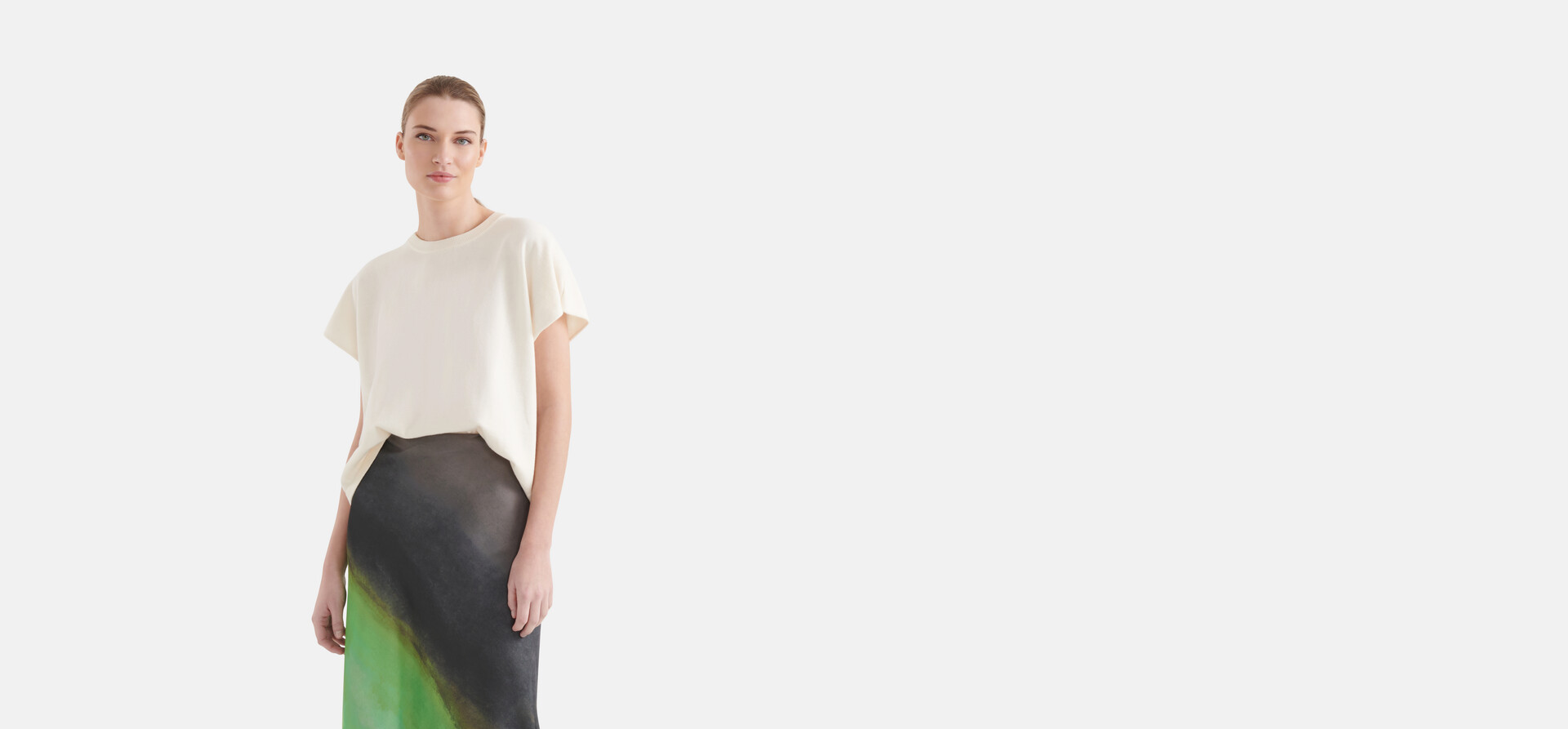 Gebreid T-shirt Gebroken Wit By Mieke SHOEBY WOMEN