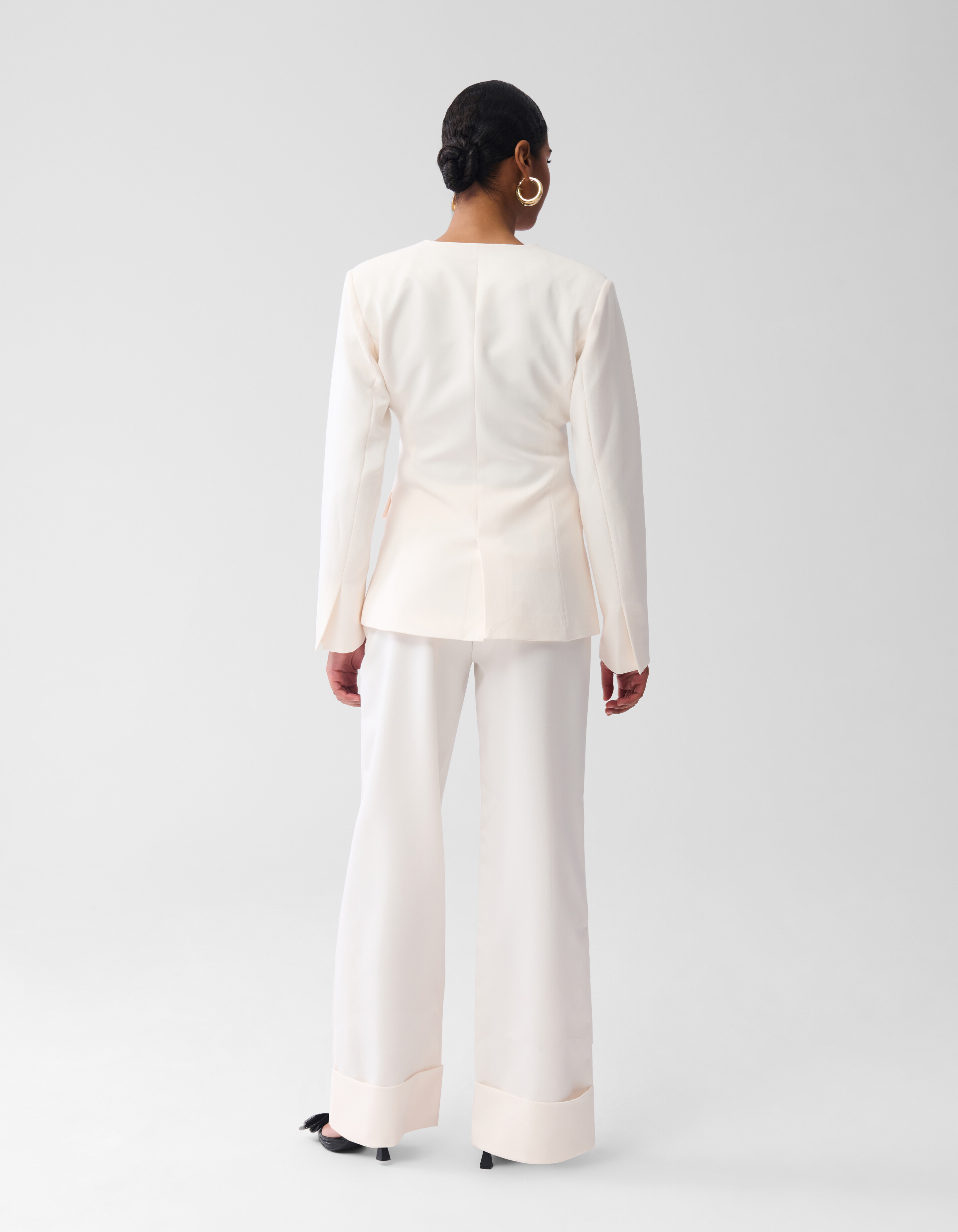 Zandloper Blazer Gebroken Wit By Fred SHOEBY WOMEN