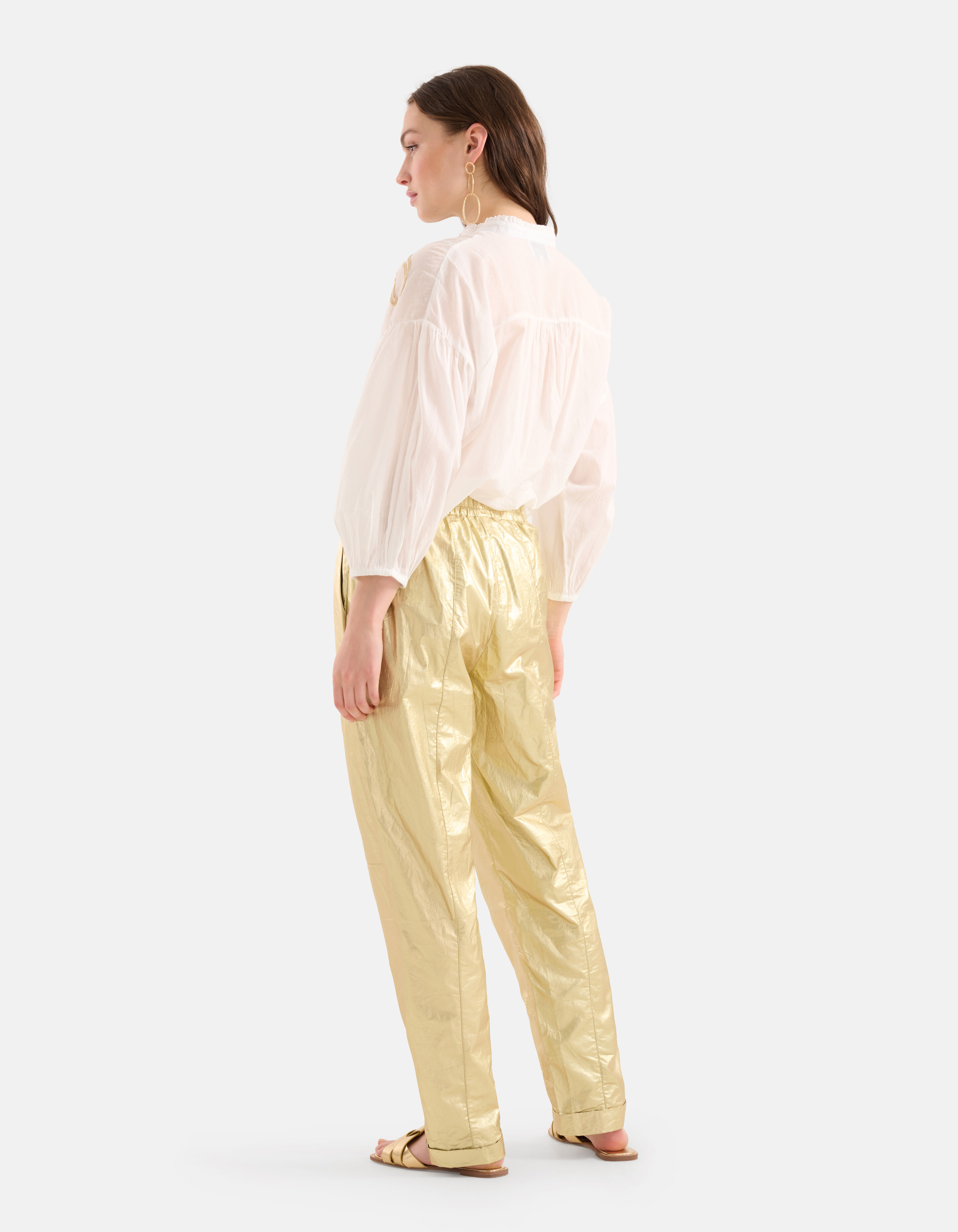 Embroidery Blouse Wit SHOEBY WOMEN