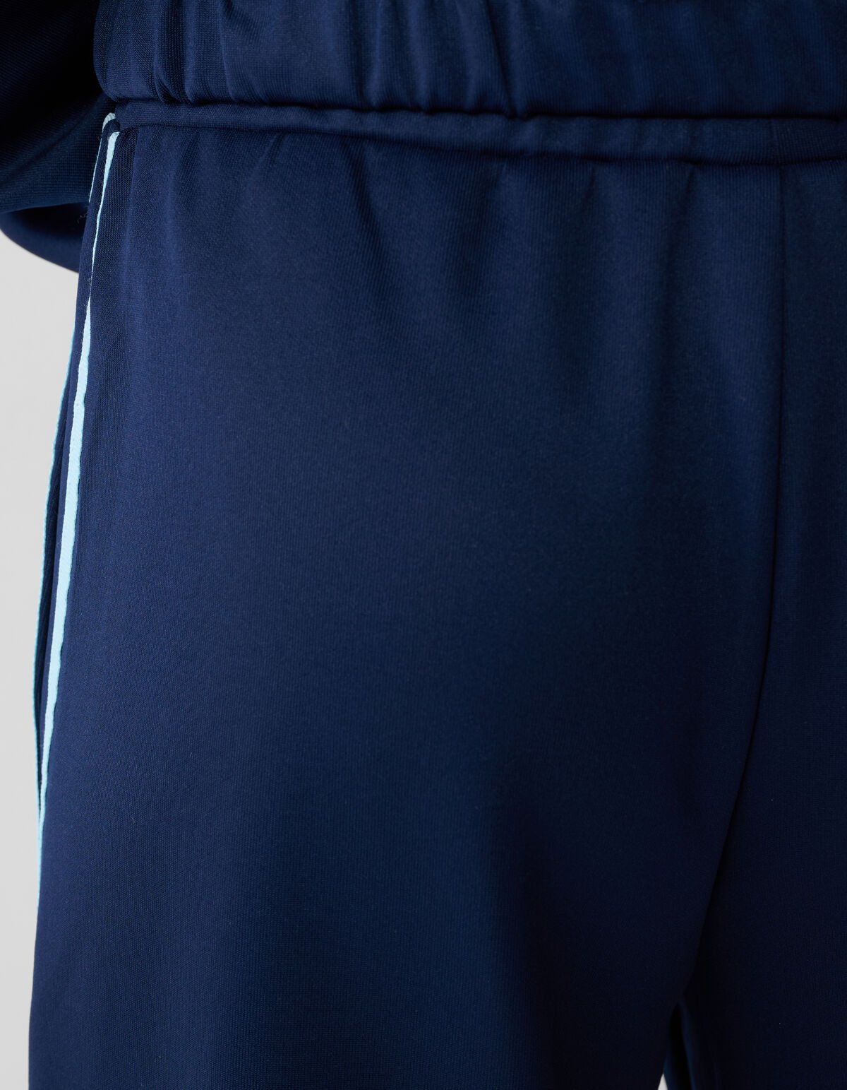 Sporty Wide Leg Broek Donkerblauw SHOEBY GIRLS