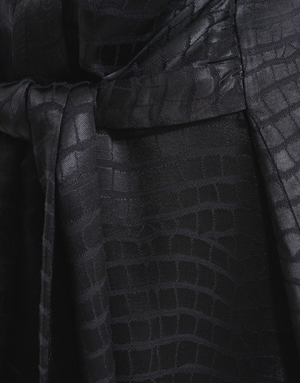 Jacquard Print Jurk Zwart SHOEBY WOMEN