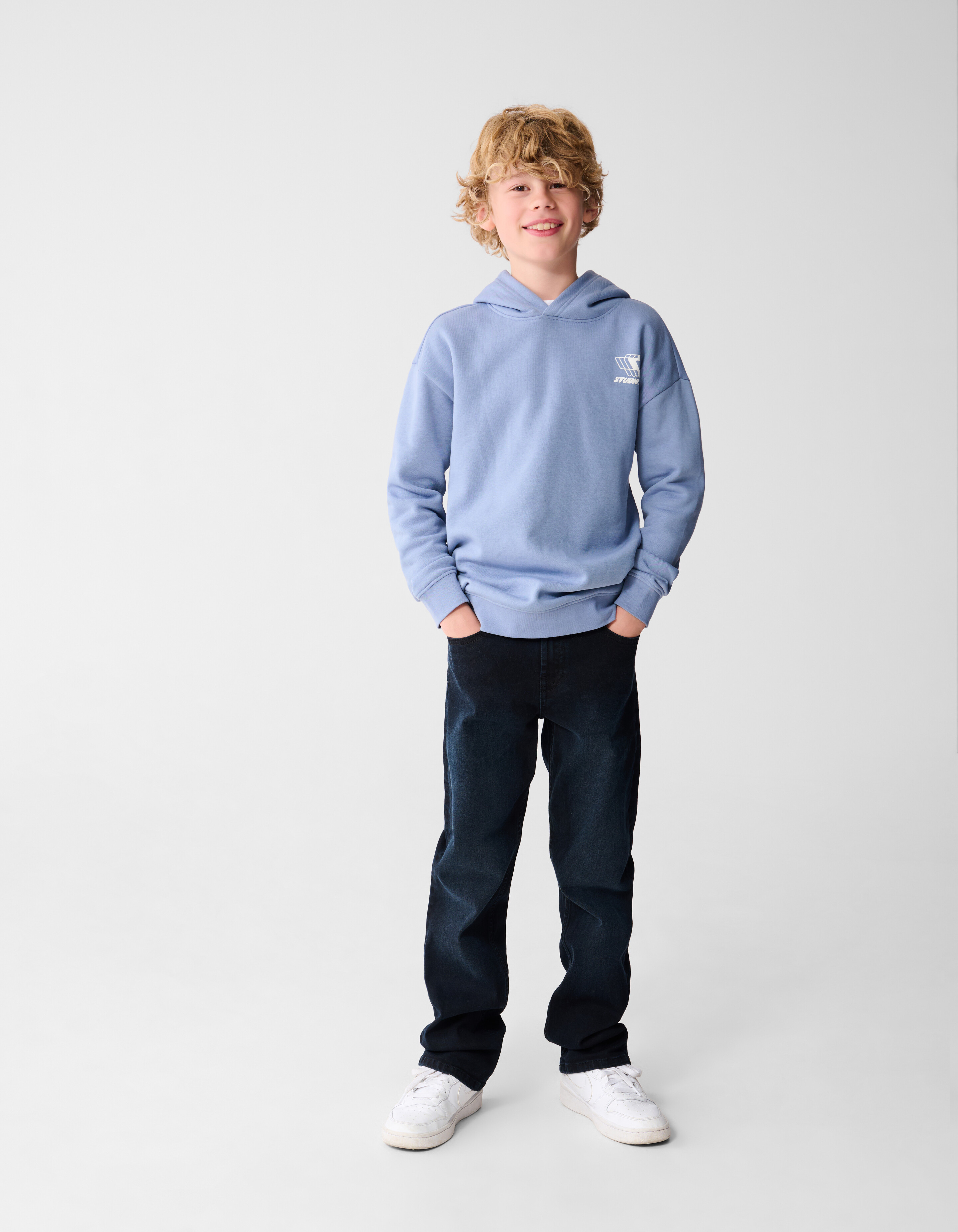 Straight Fit Jeans Donkerblauw SHOEBY BOYS