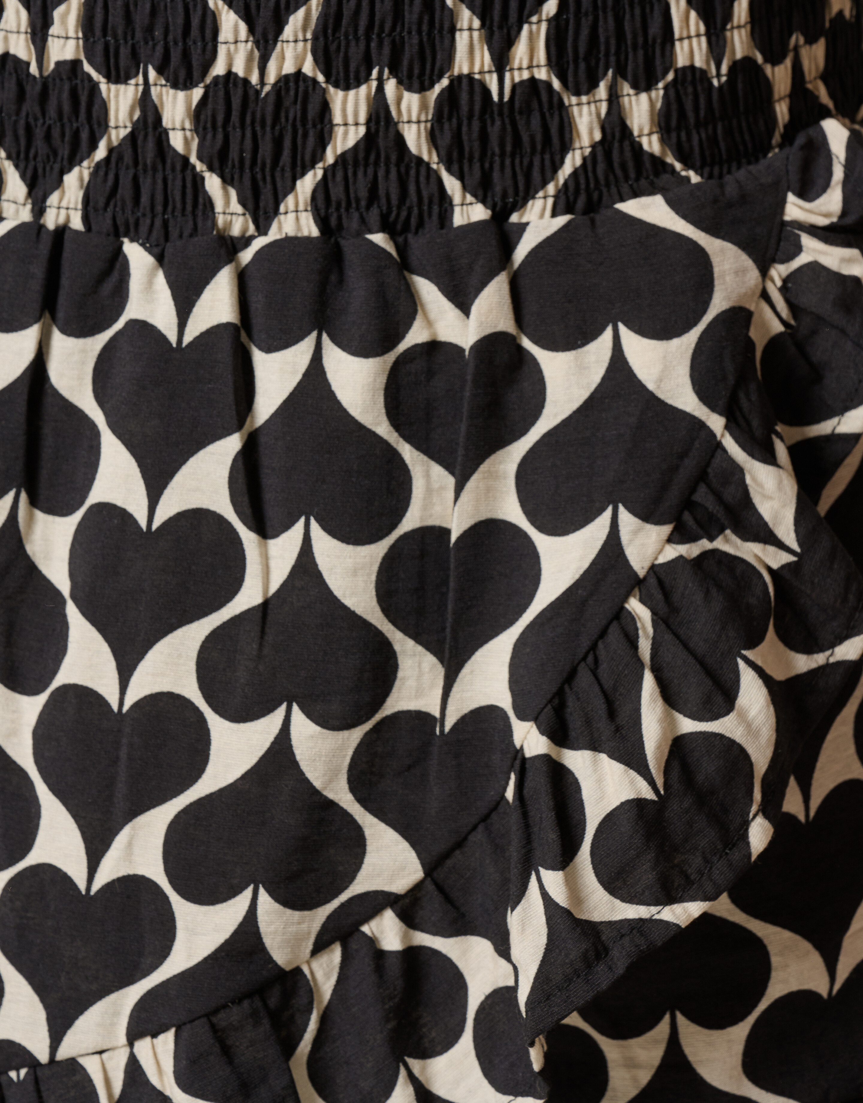 Printed Skort Zwart/Wit SHOEBY GIRLS