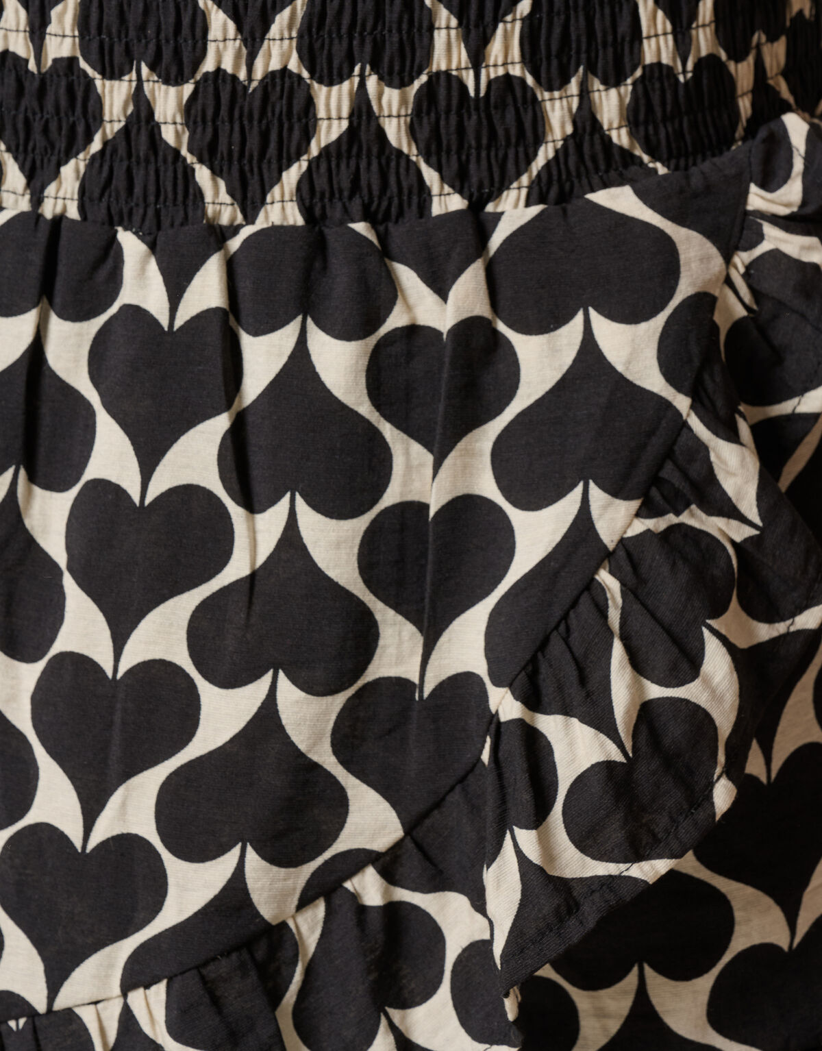 Printed Skort Zwart/Wit SHOEBY GIRLS