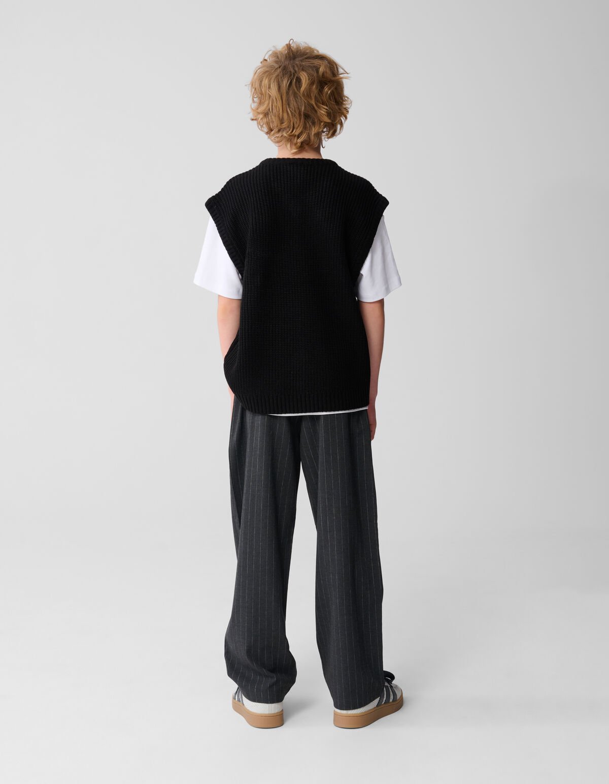 Gebreide Spencer Zwart SHOEBY BOYS