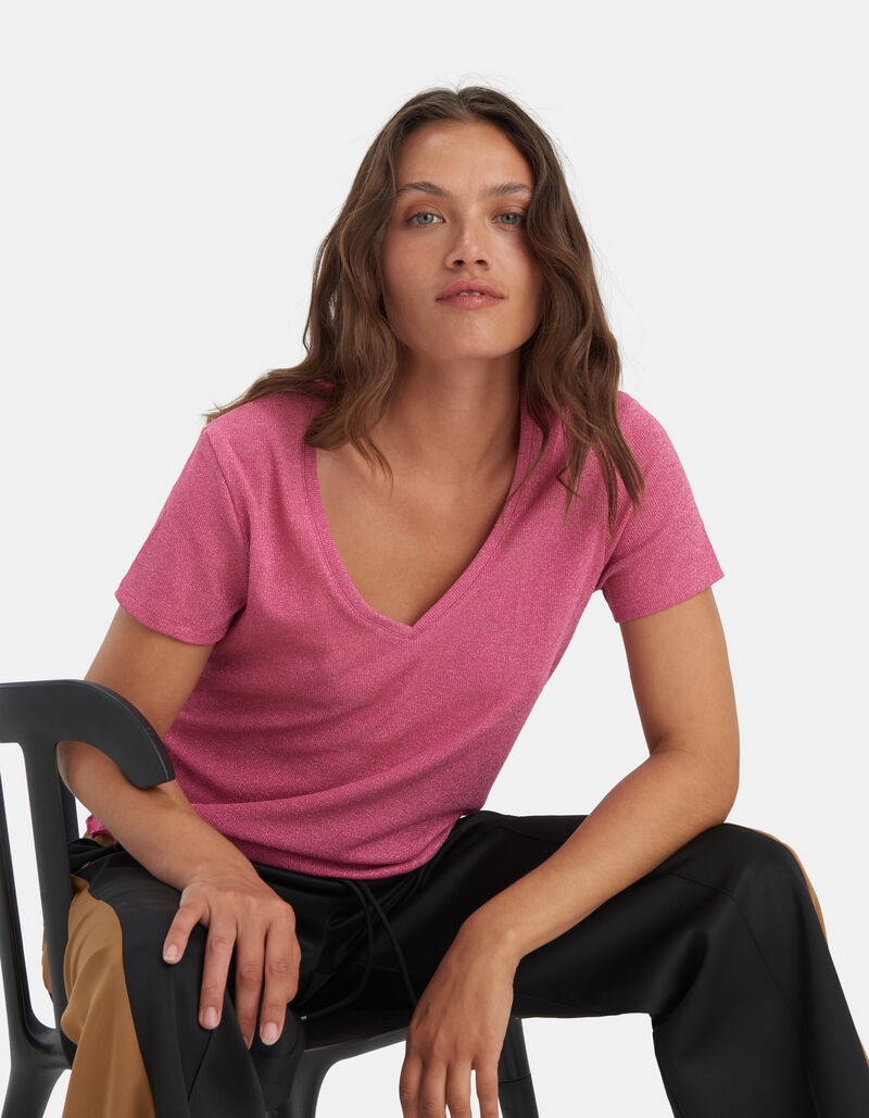 Glitter Knoop T-shirt