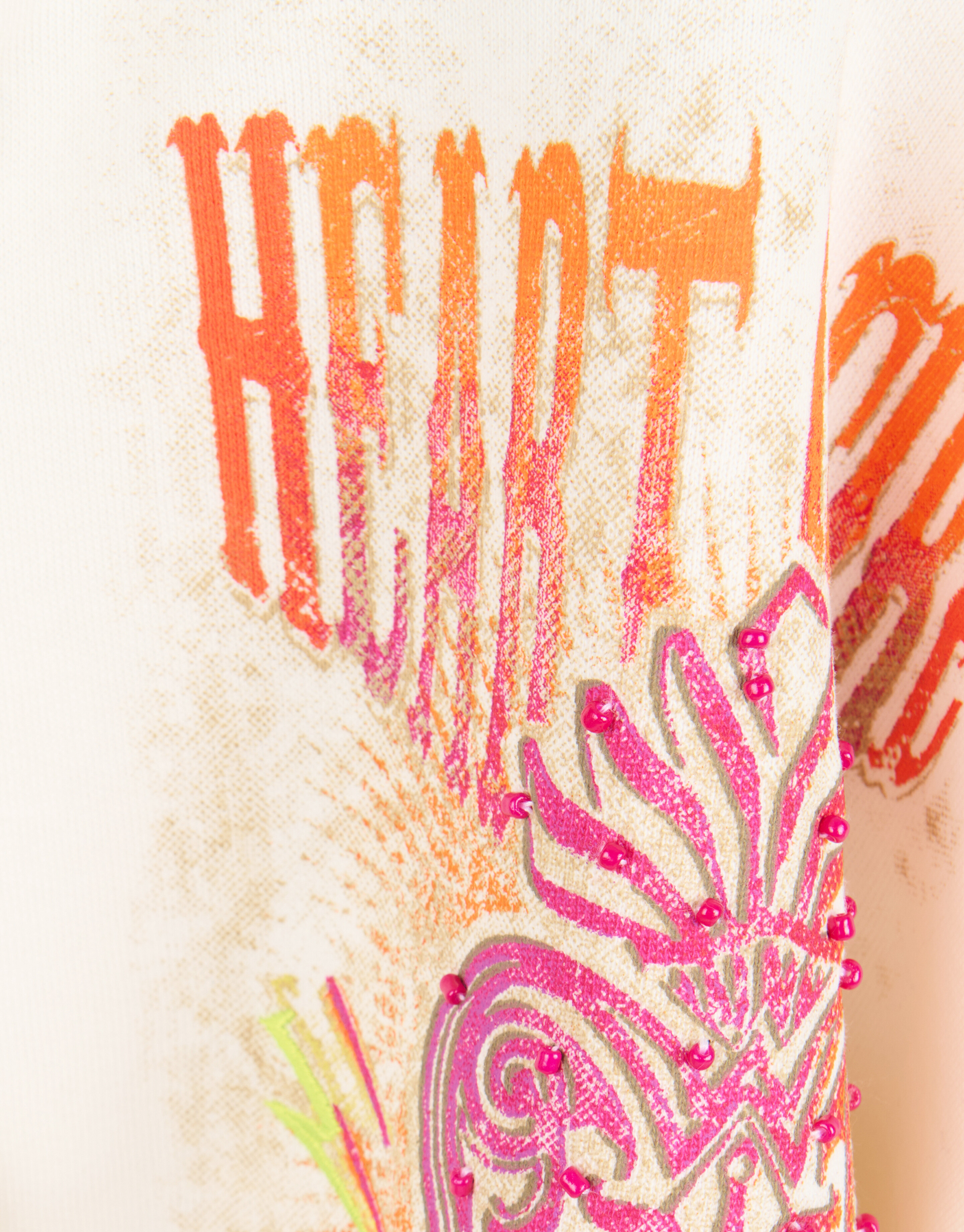Artwork Sweater Gebroken Wit SHOEBY GIRLS