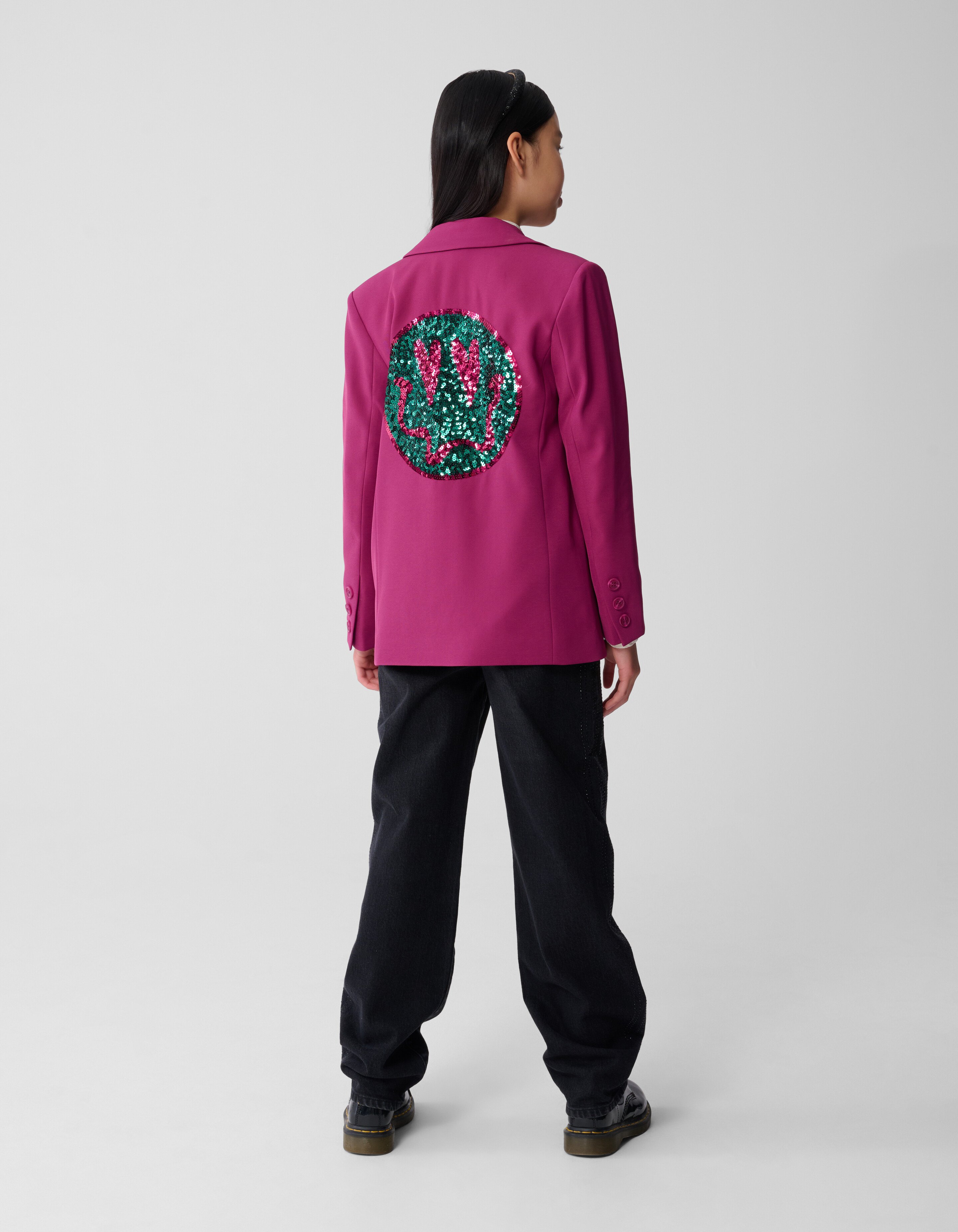 Sequin Smile Blazer Roze SHOEBY GIRLS