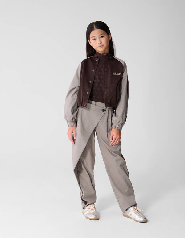 Ruiten Bomber Donkerbruin SHOEBY GIRLS