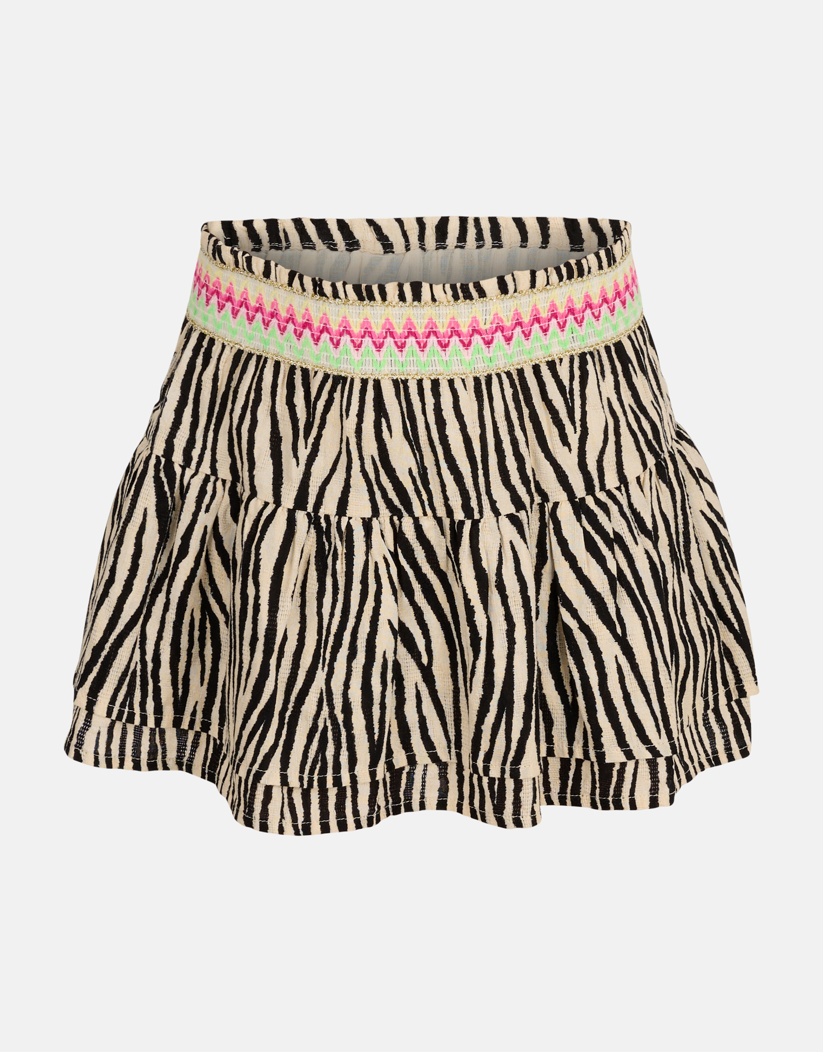 Zebra Rok Zwart/Gebroken Wit SHOEBY GIRLS