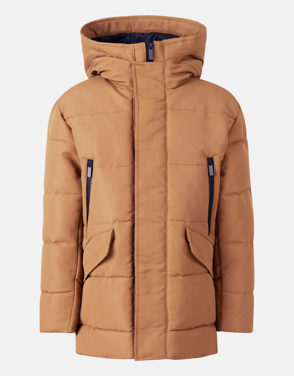 Lange Puffer Jas Bruin SHOEBY BOYS