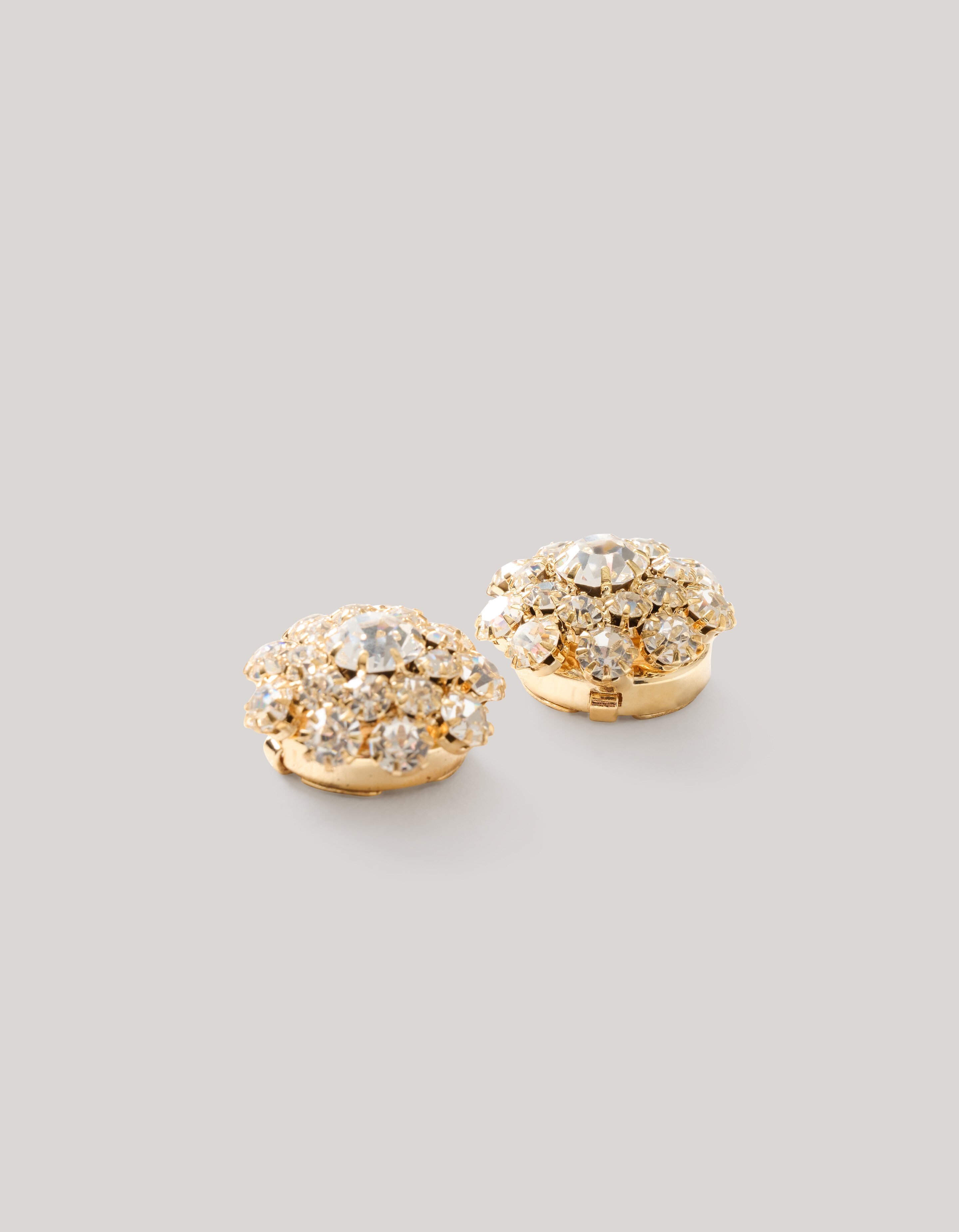 Strass Knopen Clips Goud SHOEBY ACCESSOIRES