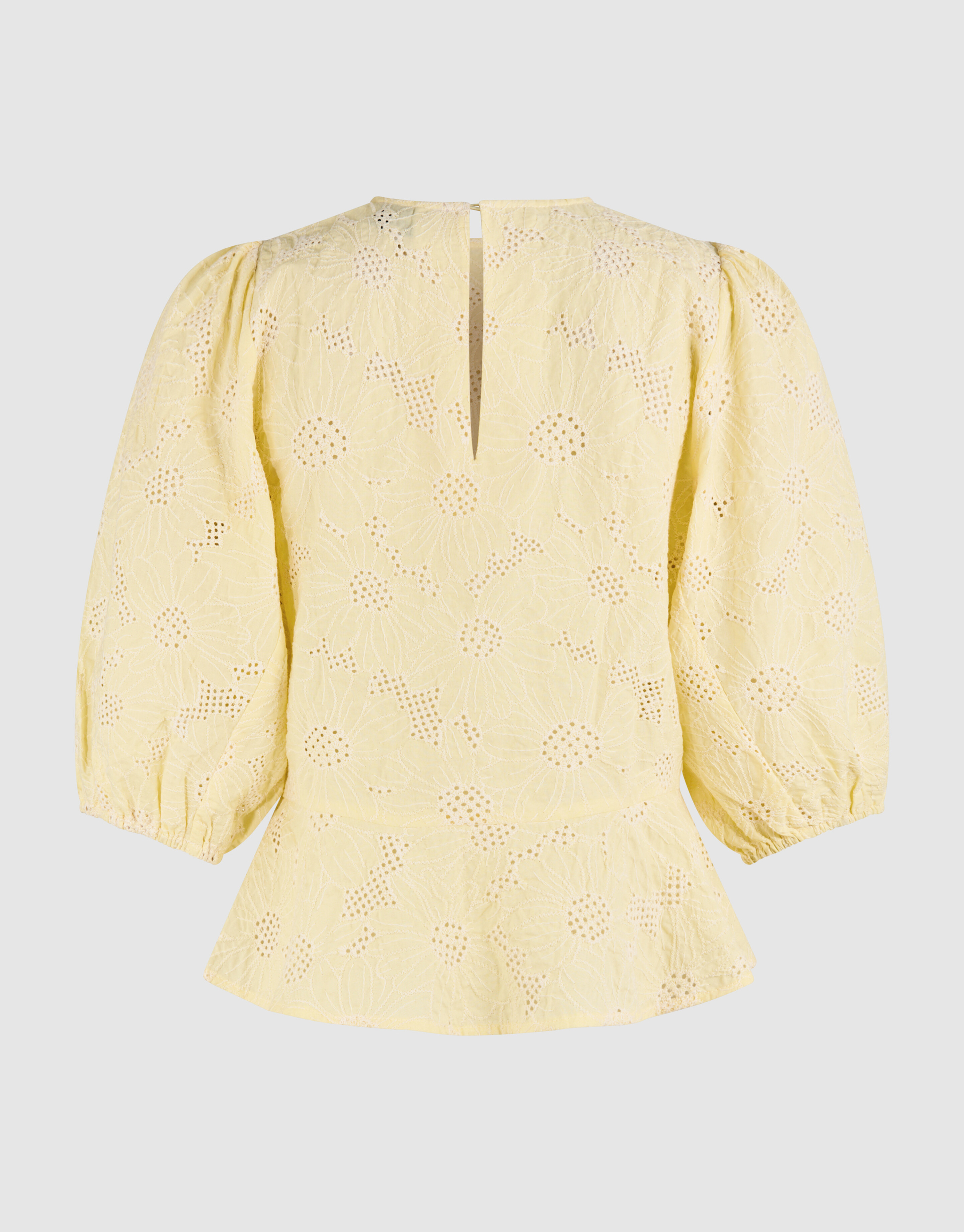Flower Structuur Top Lichtgeel SHOEBY WOMEN