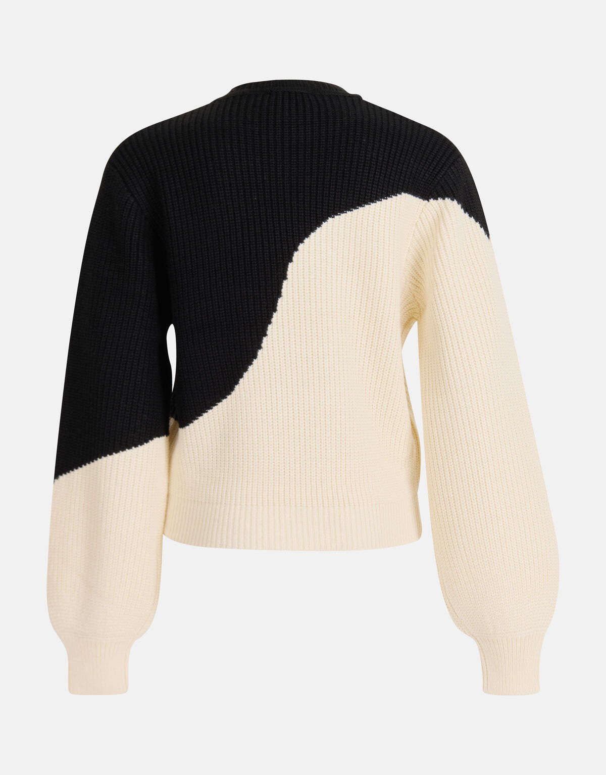 Colorblock Trui Gebroken Wit/Zwart SHOEBY WOMEN