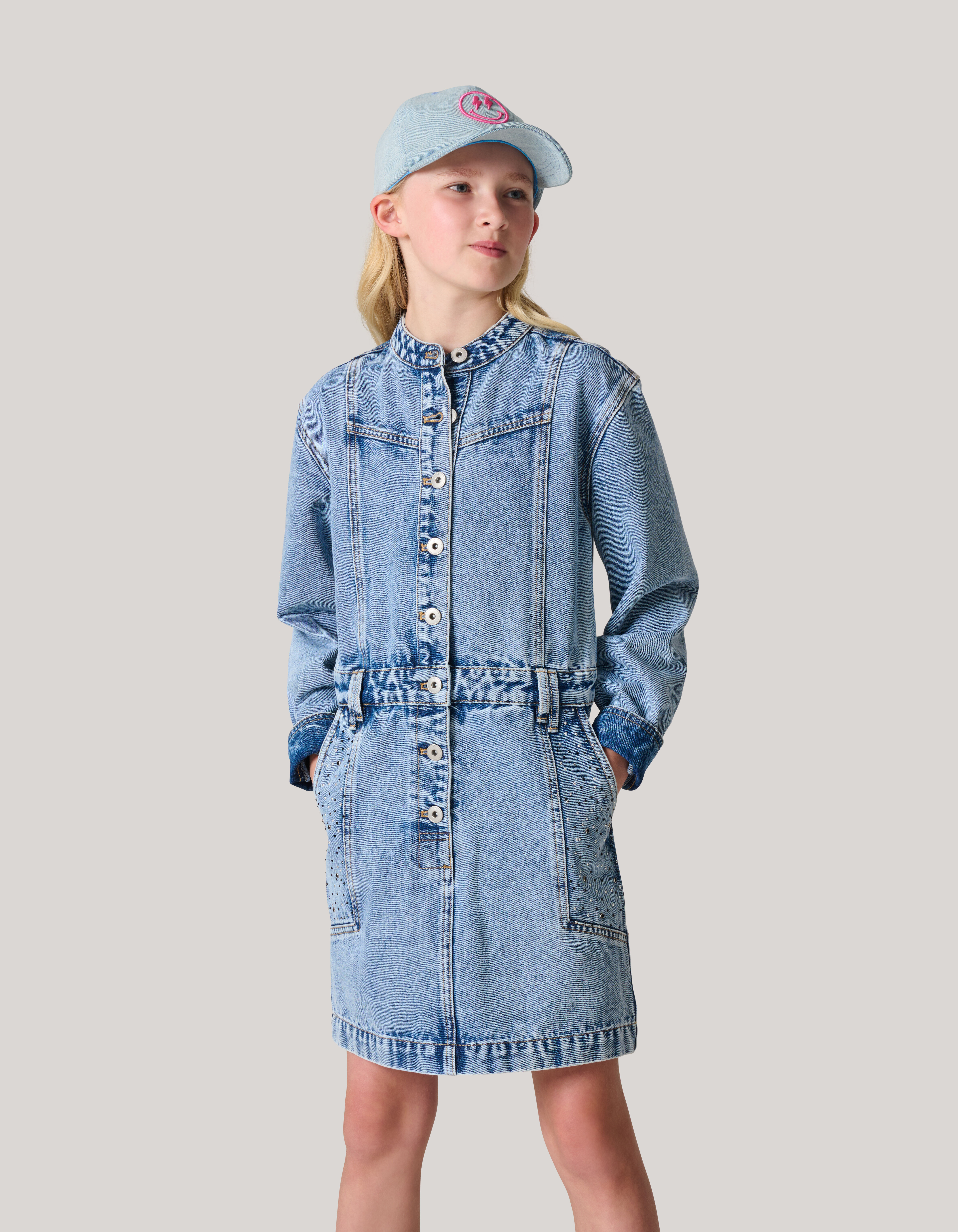 Denim jurk on sale