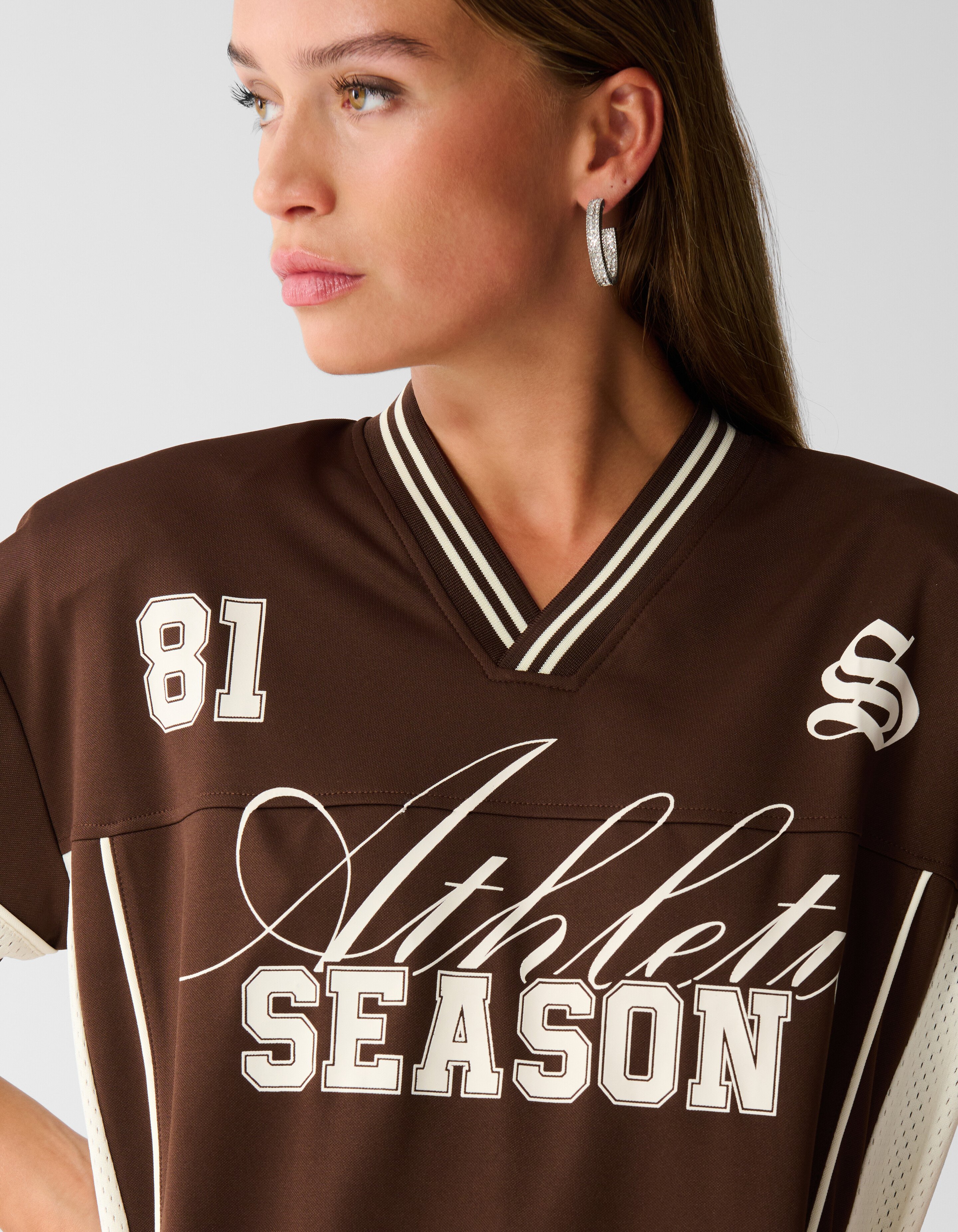 Oversized Baseball T-shirt Bruin SHOEBY WOMEN