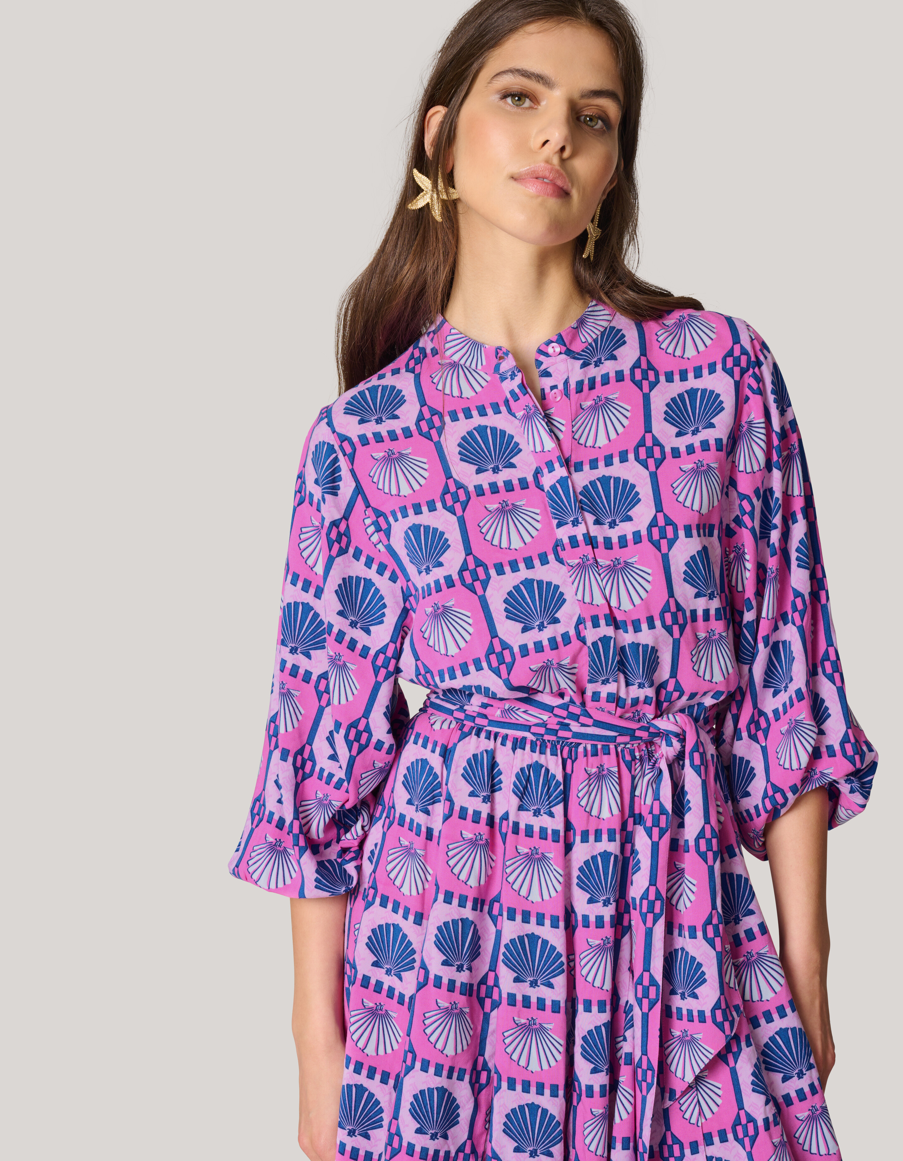 Printed Mini Jurk Roze SHOEBY WOMEN