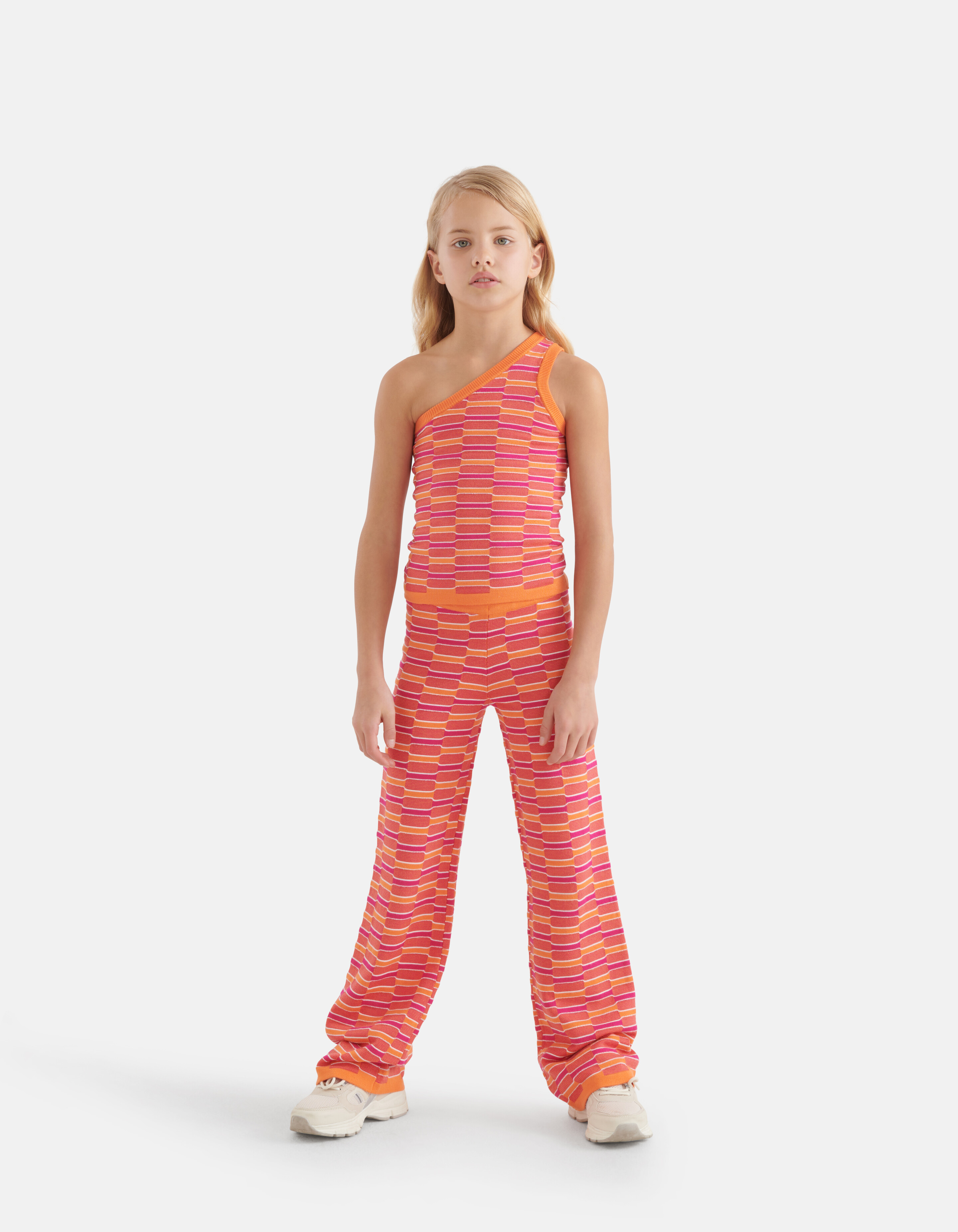 One Shoulder Top Roze SHOEBY GIRLS