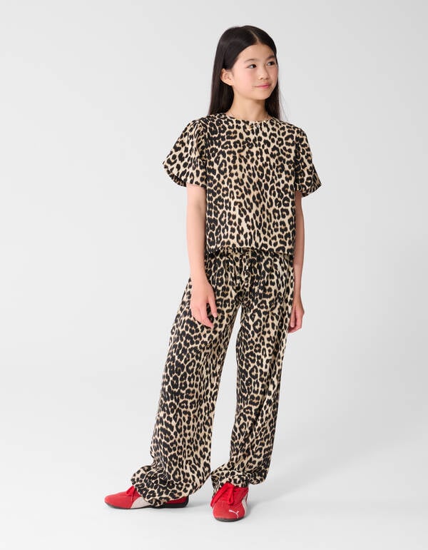 Leopard Twist Top Lichtbruin SHOEBY GIRLS