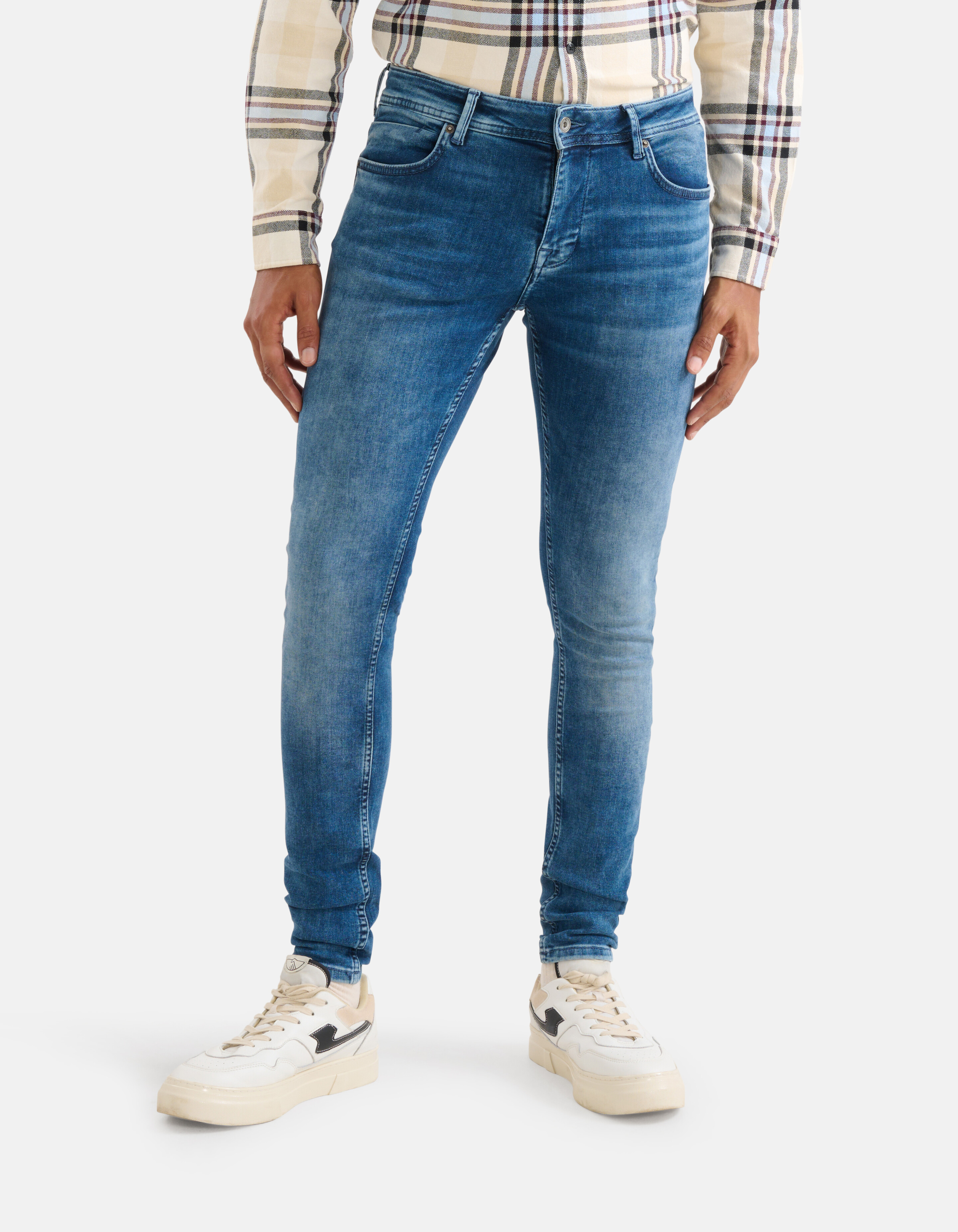 Skinny Fit Jeans Mediumstone L30 SHOEBY MEN