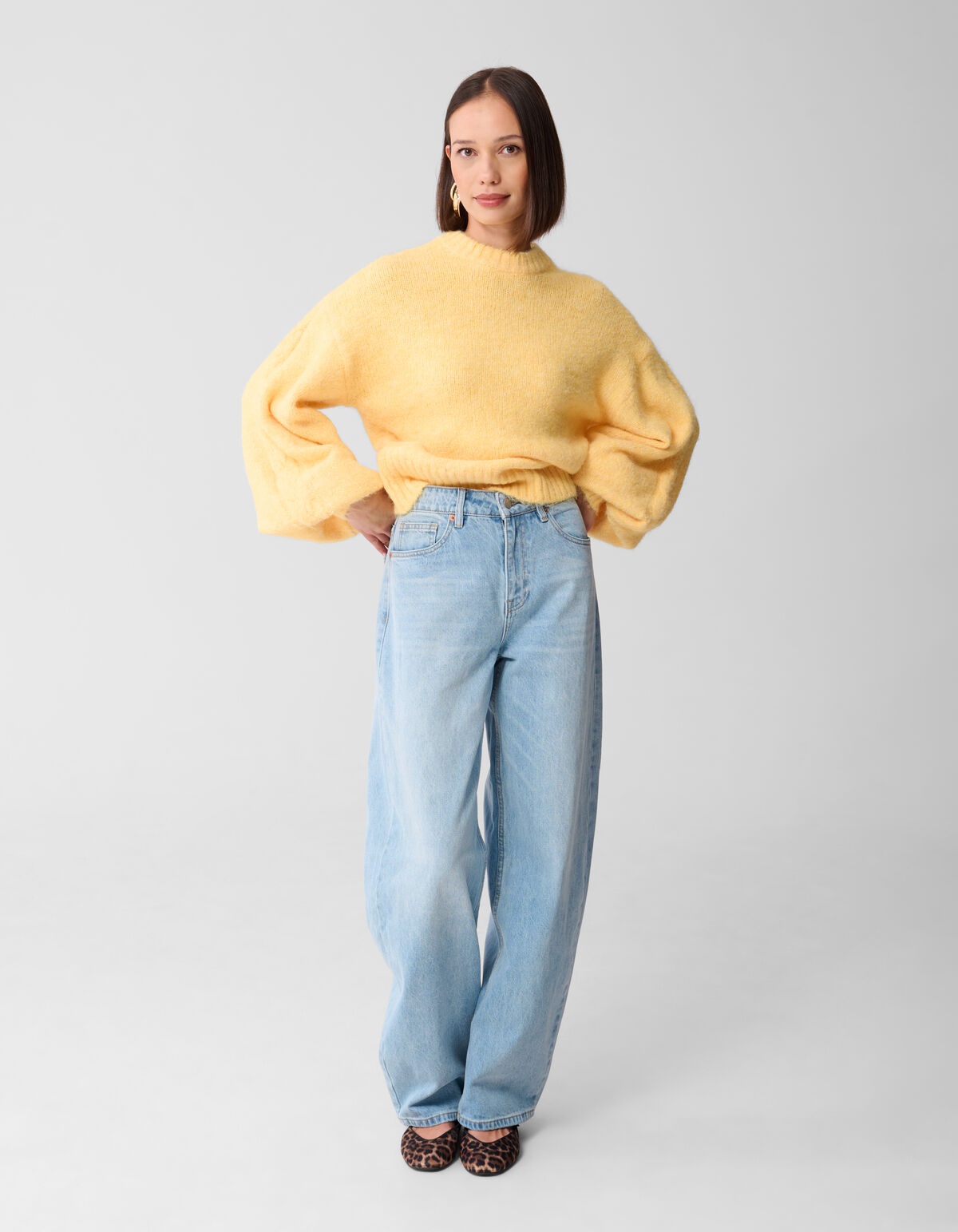 Baggy Fit Jeans Lichtblauw SHOEBY WOMEN