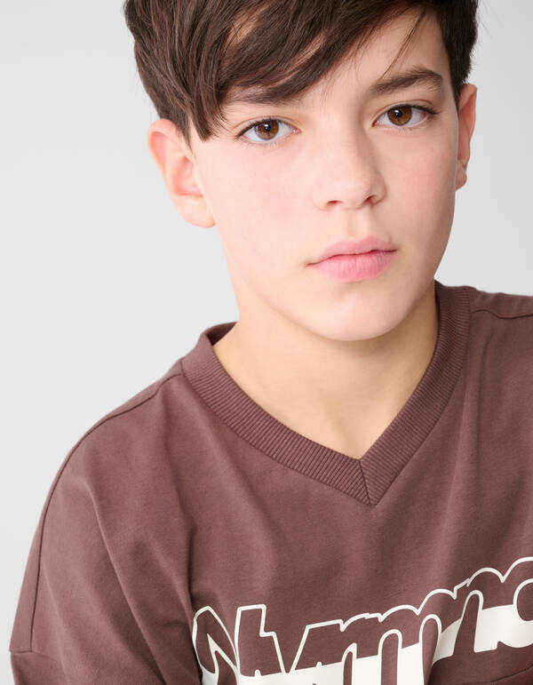 Oversized Rugby T-shirt Bruin SHOEBY BOYS