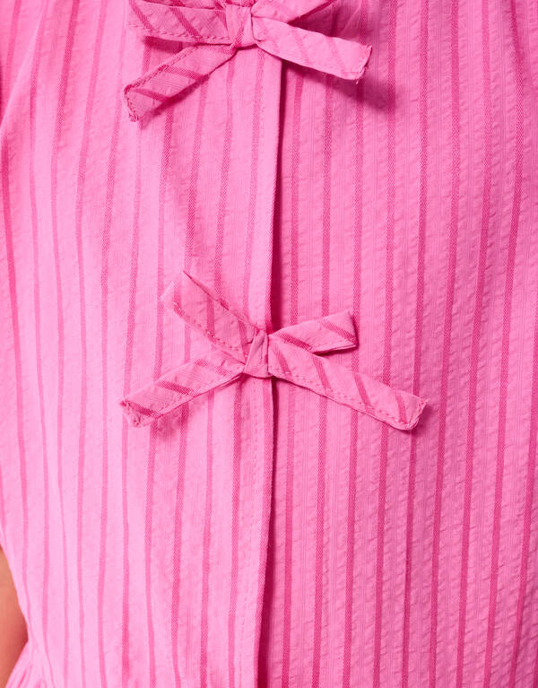 Stripe Strik Top Roze SHOEBY GIRLS