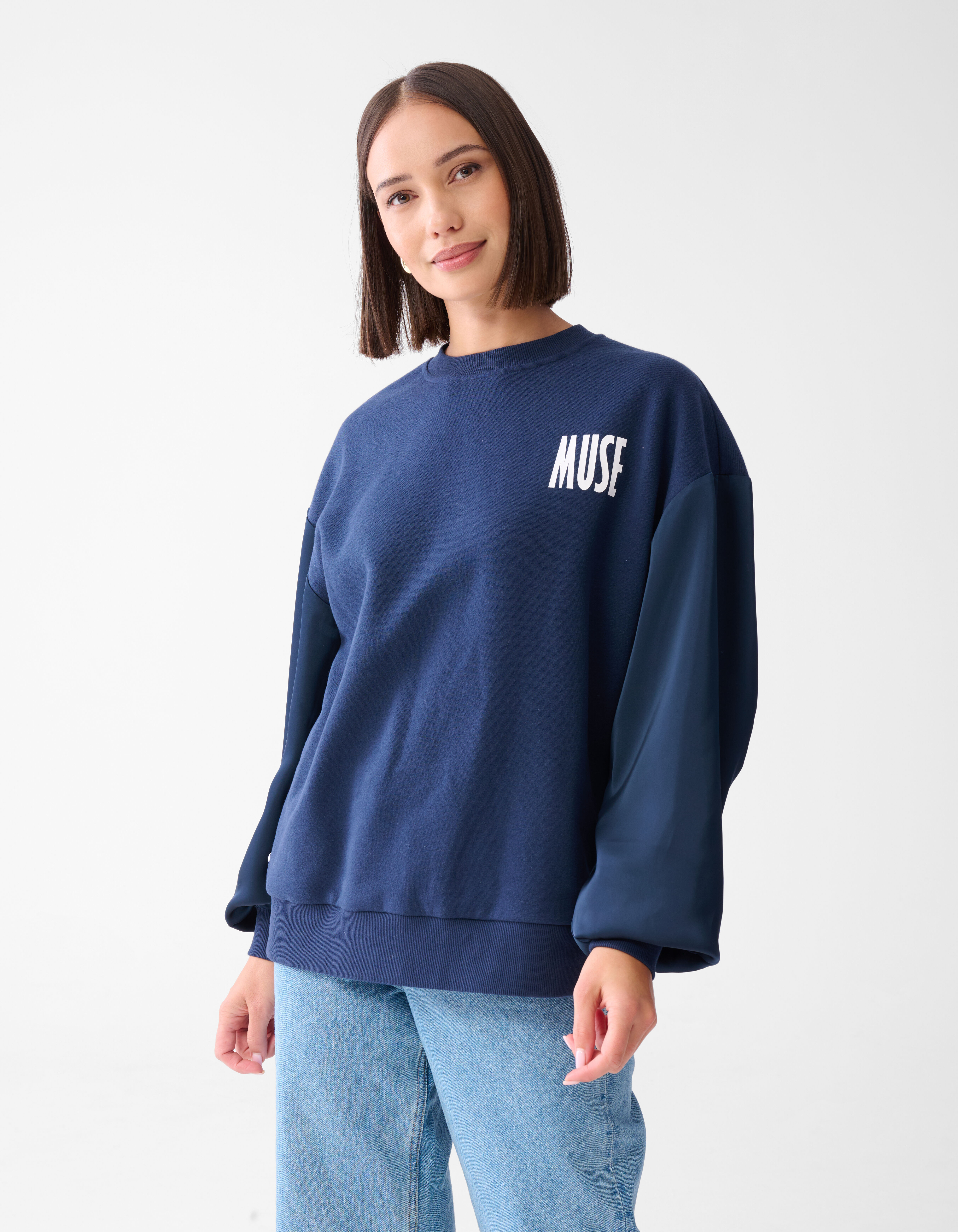 Star Sweater Donkerblauw Shoeby