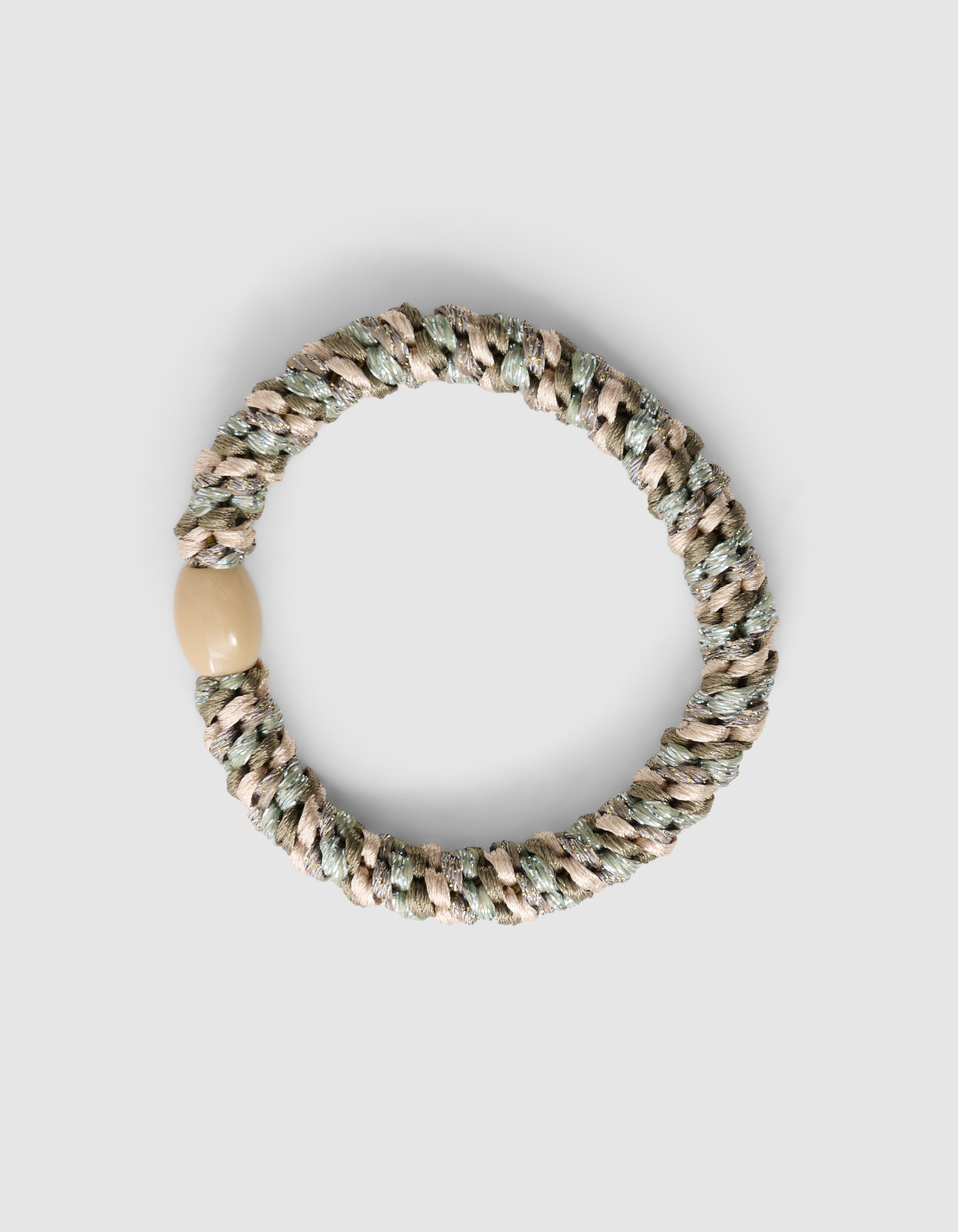 Lurex Haarelastiek Khaki SHOEBY ACCESSOIRES