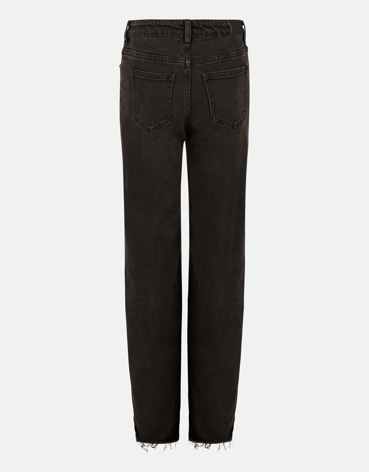 Strass Straight Denim Jeans Zwart SHOEBY GIRLS