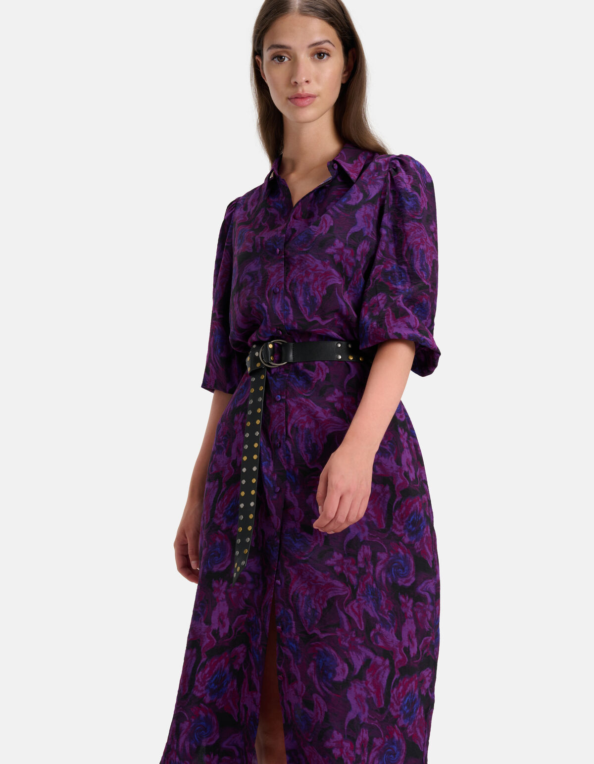 Bloemenprint Jurk Paars SHOEBY WOMEN