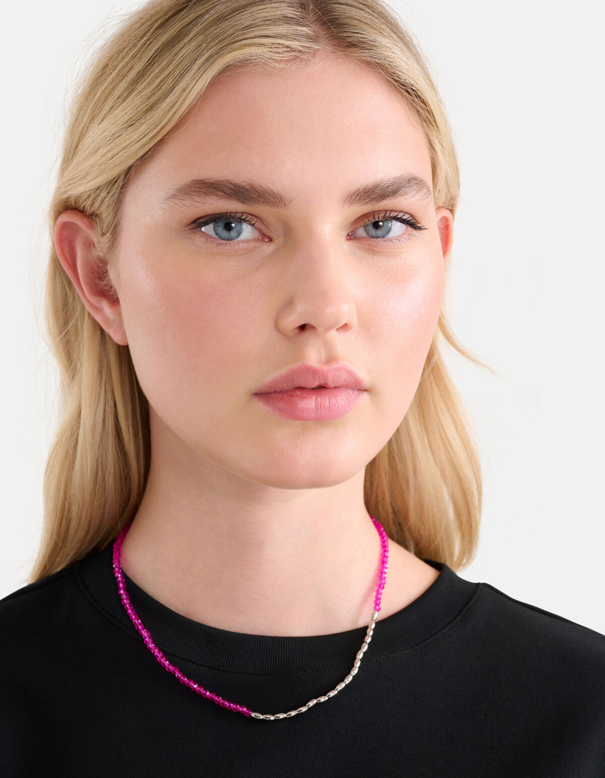 Beaded Ketting Roze SHOEBY ACCESSOIRES