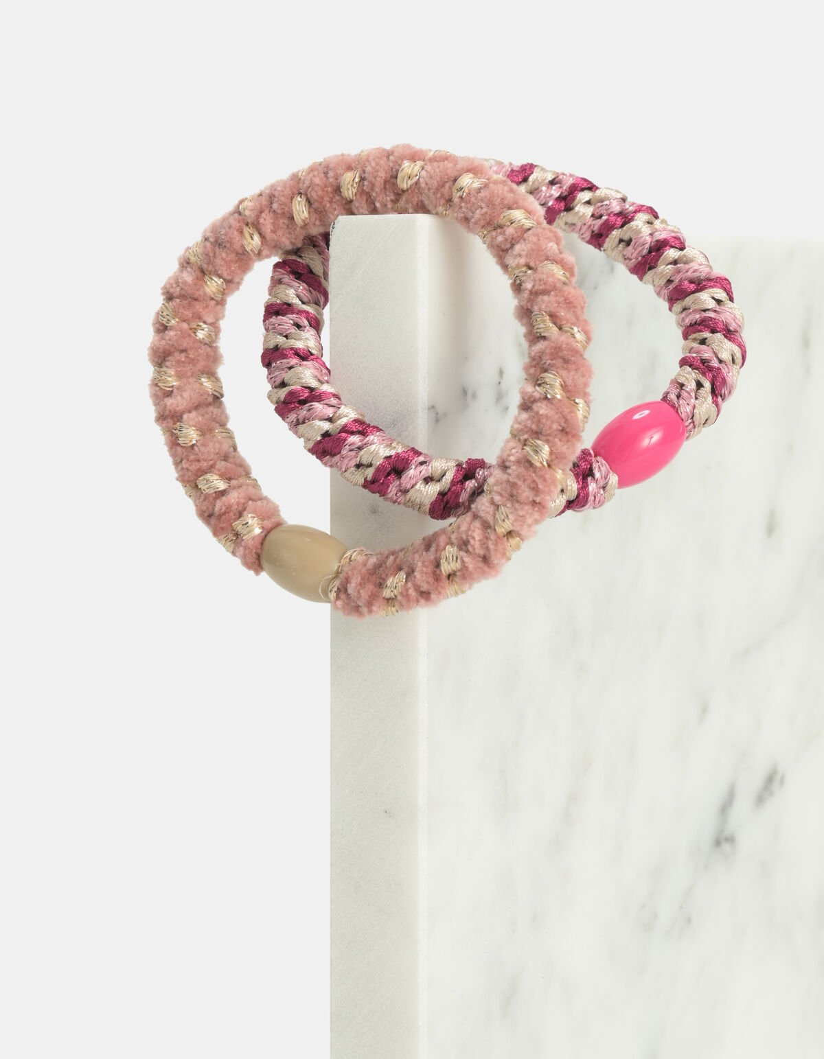 Haarelastiek Set Roze SHOEBY ACCESSOIRES