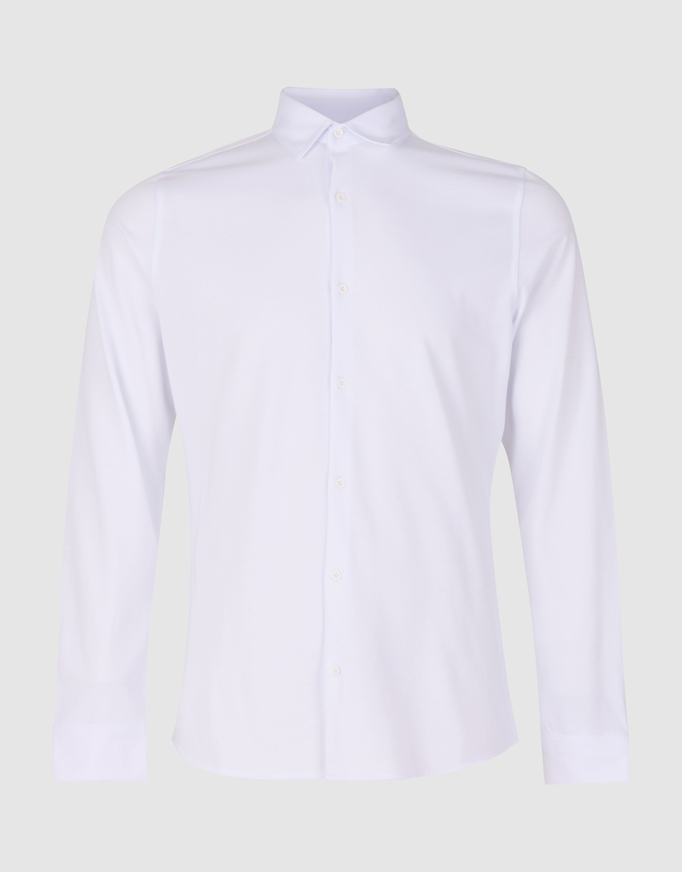 Jersey Overhemd Wit SHOEBY MEN