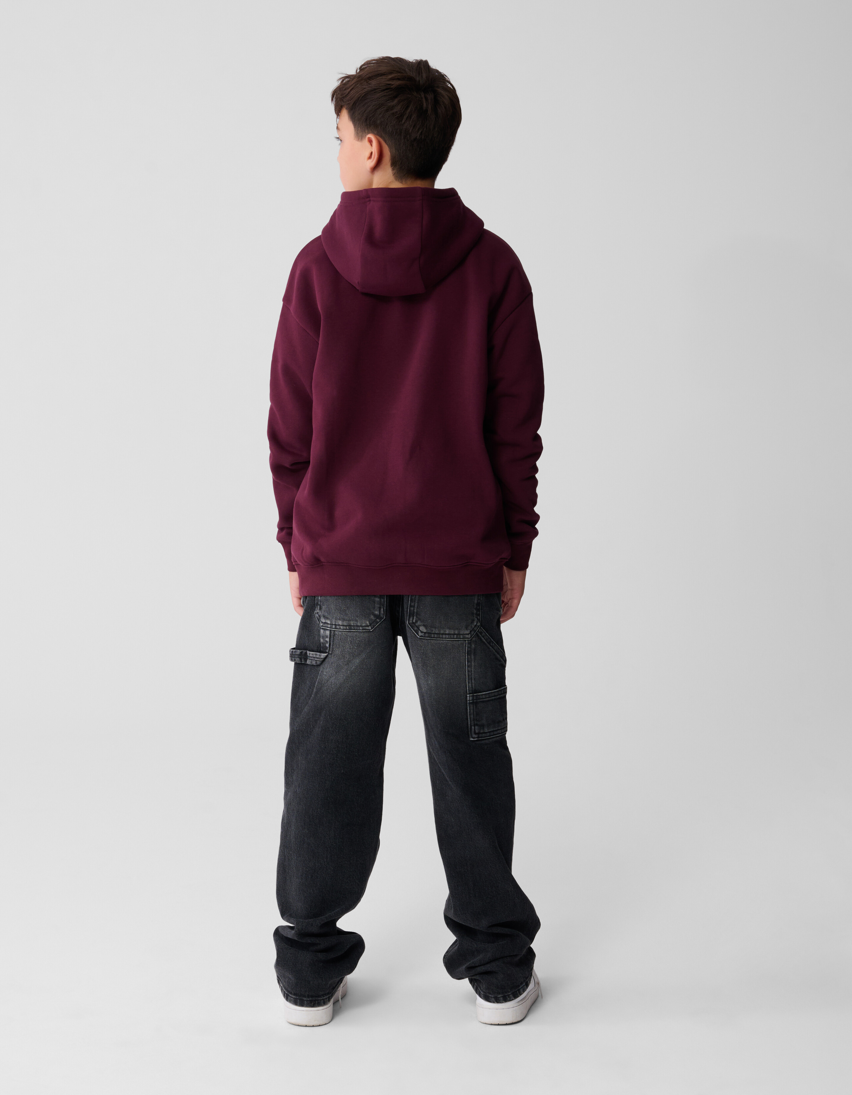 Chill Hoodie Donkerrood SHOEBY BOYS