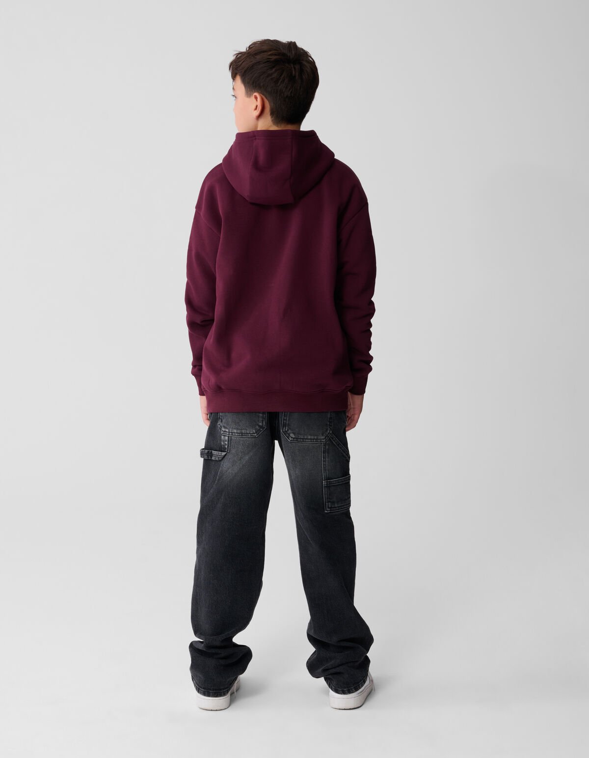 Chill Hoodie Donkerrood SHOEBY BOYS