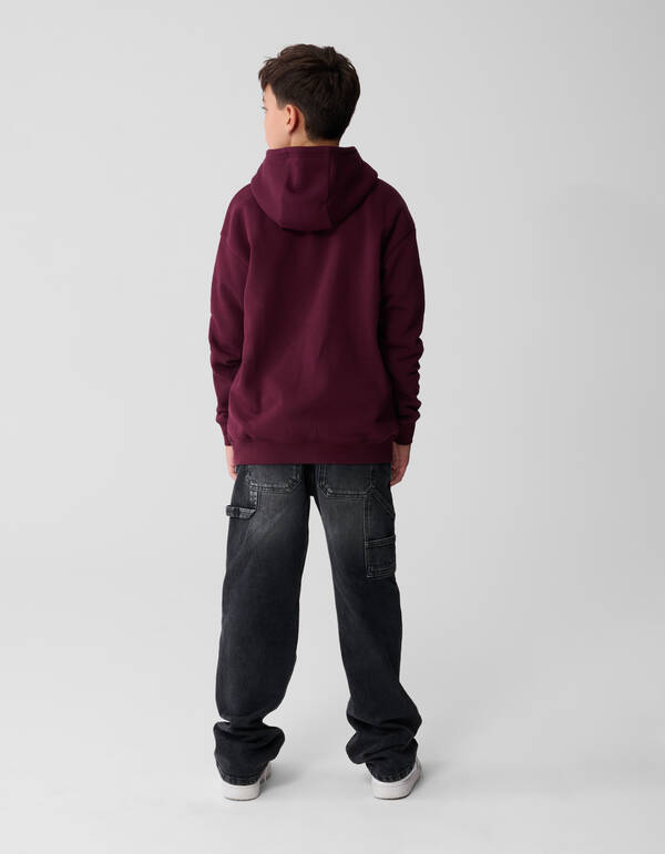 Chill Hoodie Donkerrood SHOEBY BOYS