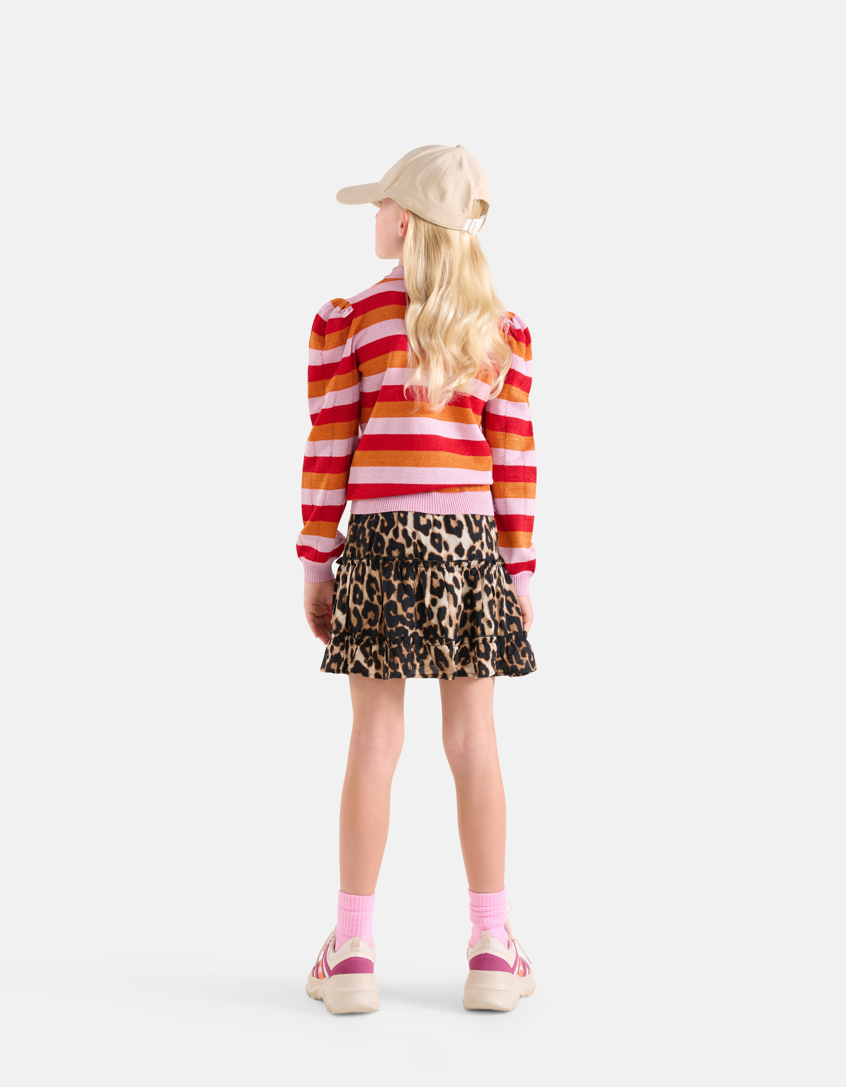 Leopard Rok Bruin SHOEBY GIRLS