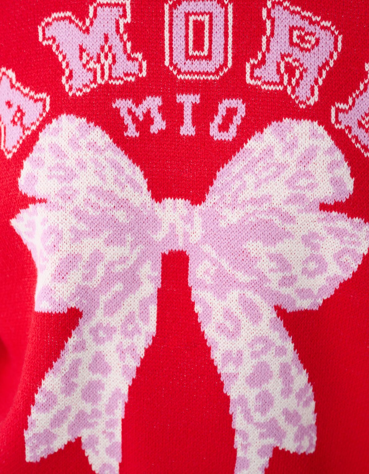 Strik Amore Knit Trui Rood SHOEBY GIRLS