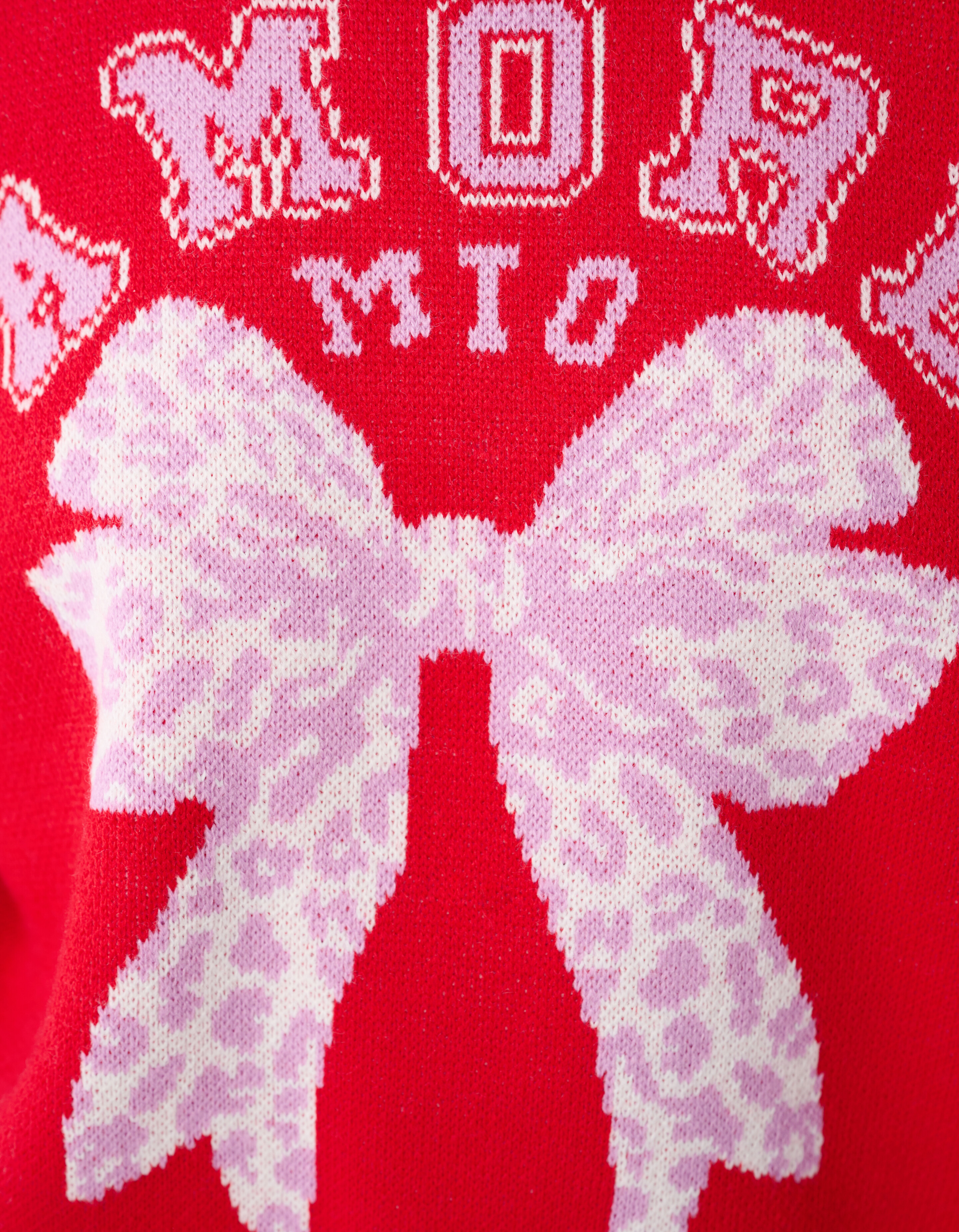 Strik Amore Knit Trui Rood SHOEBY GIRLS