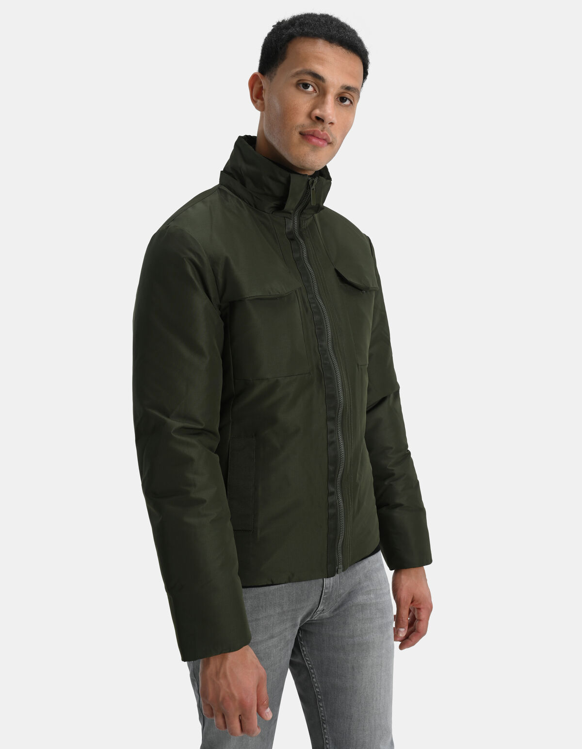 Tech Jas Donkergroen SHOEBY MEN