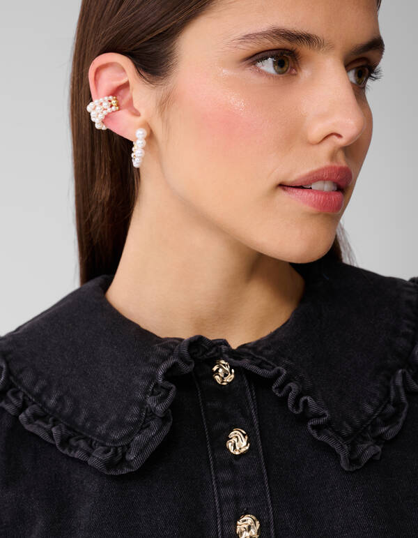 Parel Oorbellen Set Goud SHOEBY ACCESSOIRES