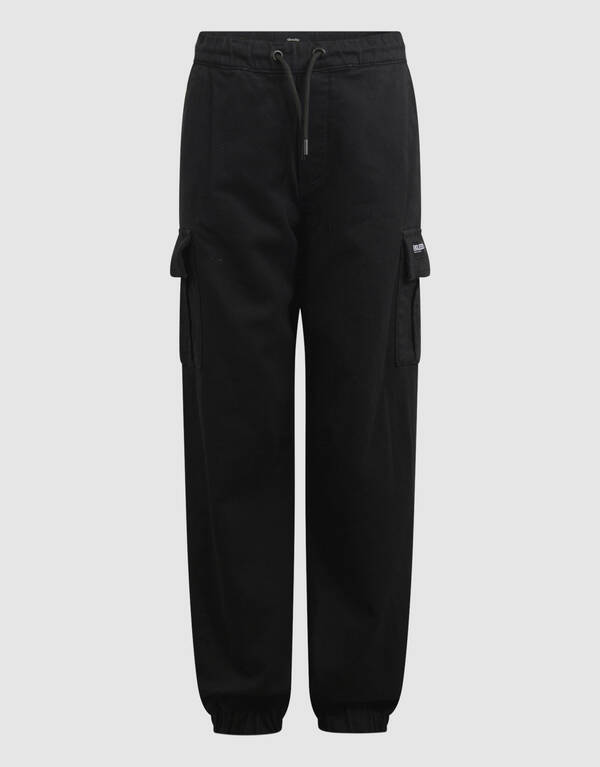 Loose Fit Cargo Broek Donkergrijs SHOEBY BOYS