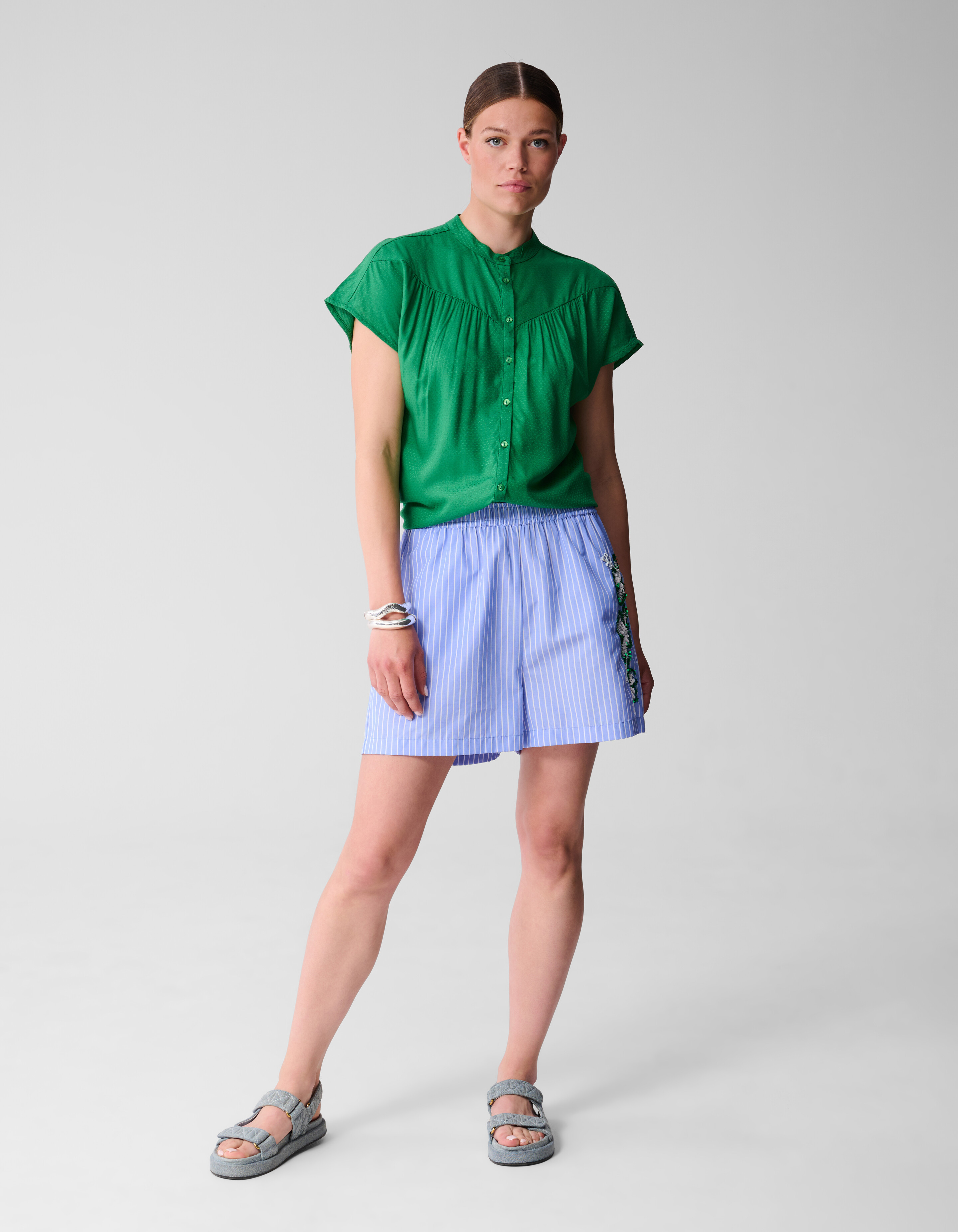 Structuur Top Groen SHOEBY WOMEN