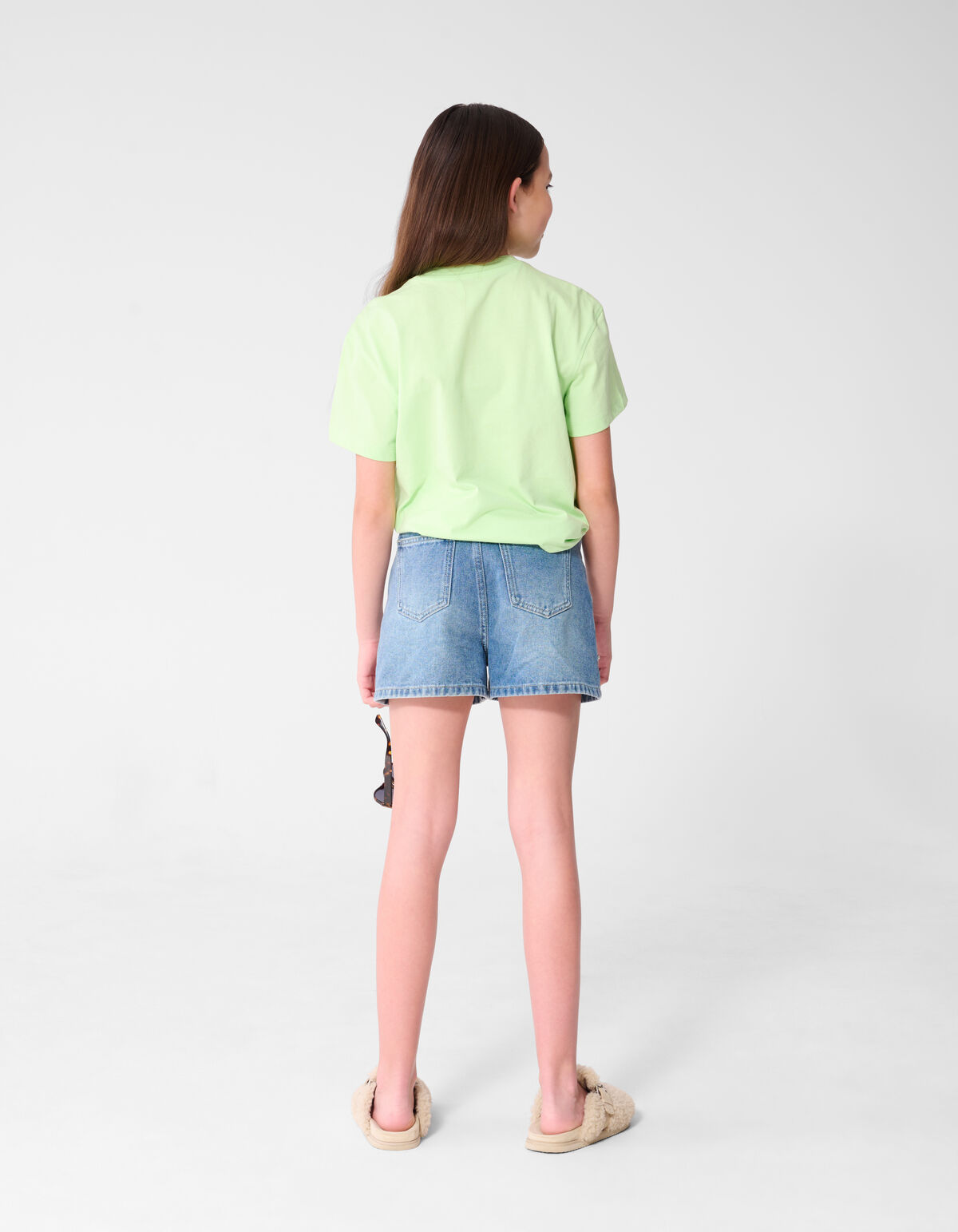 Club Tropical Artwork T-shirt Lichtgroen SHOEBY GIRLS