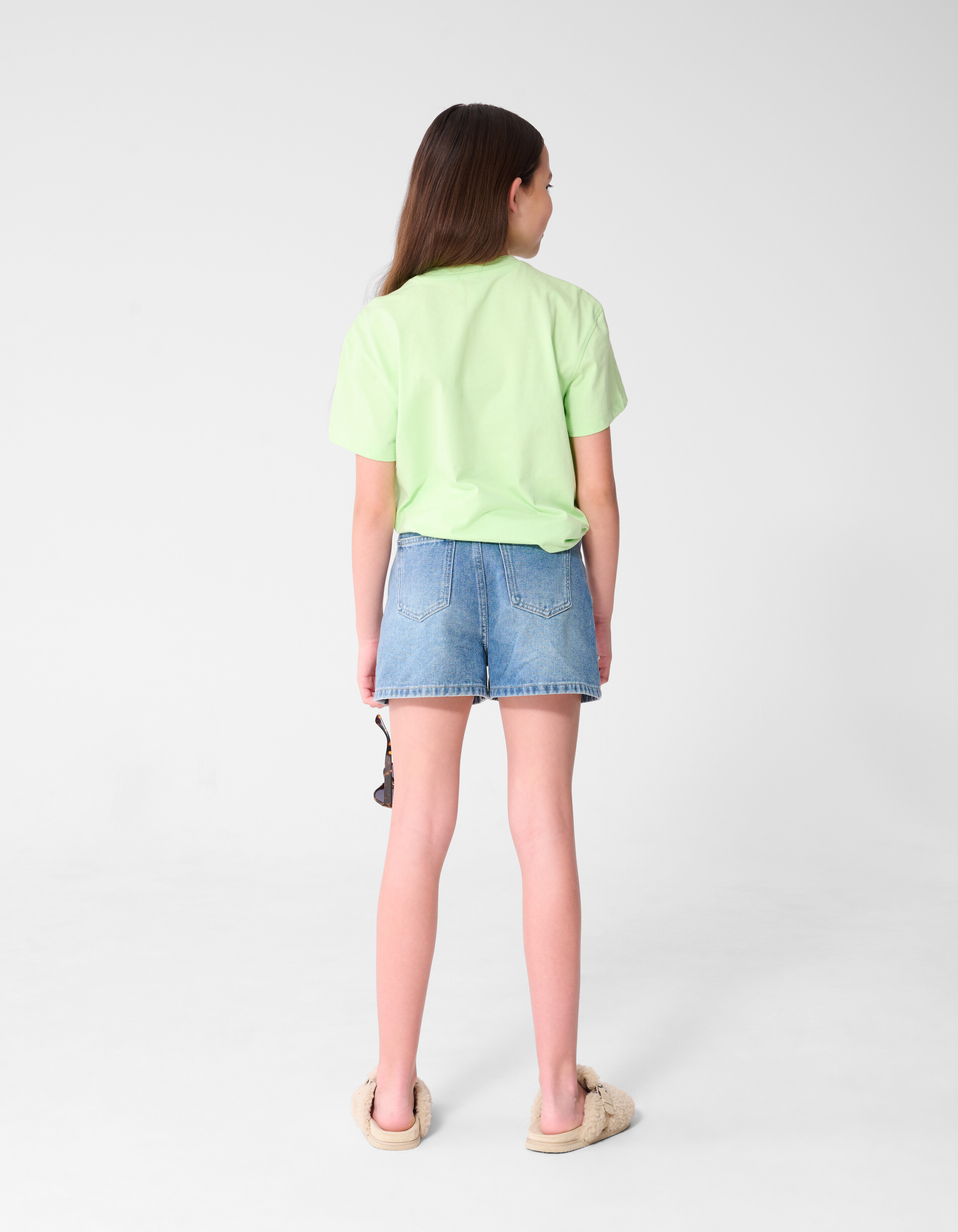 Club Tropical Artwork T-shirt Lichtgroen SHOEBY GIRLS